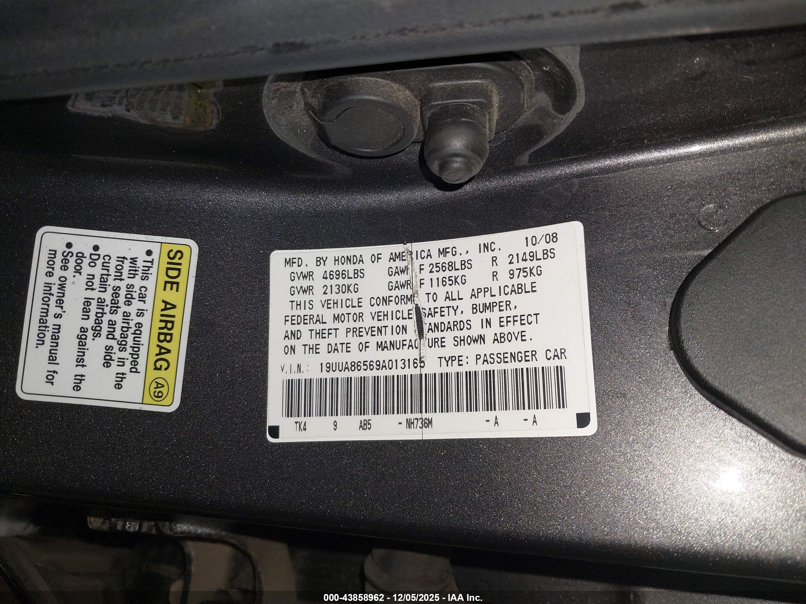 ACURA TL image 9