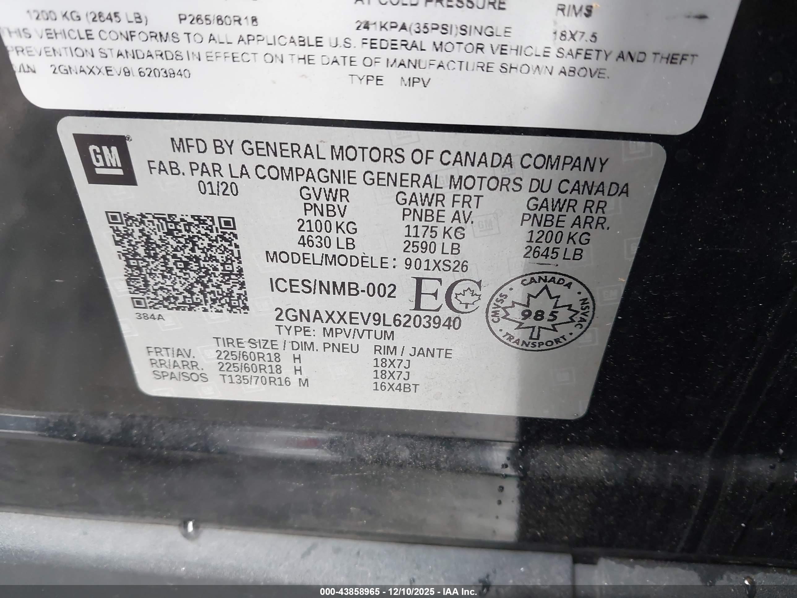 CHEVROLET EQUINOX image 9