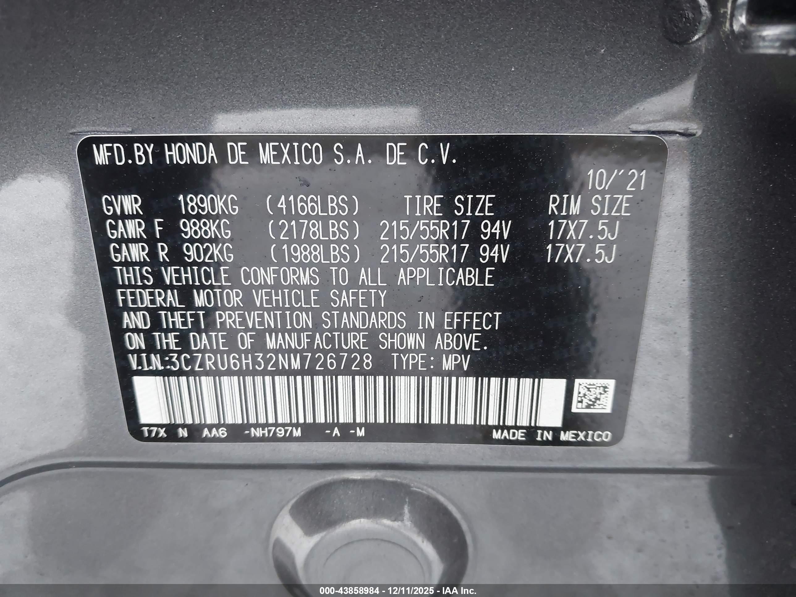 HONDA HR-V image 9