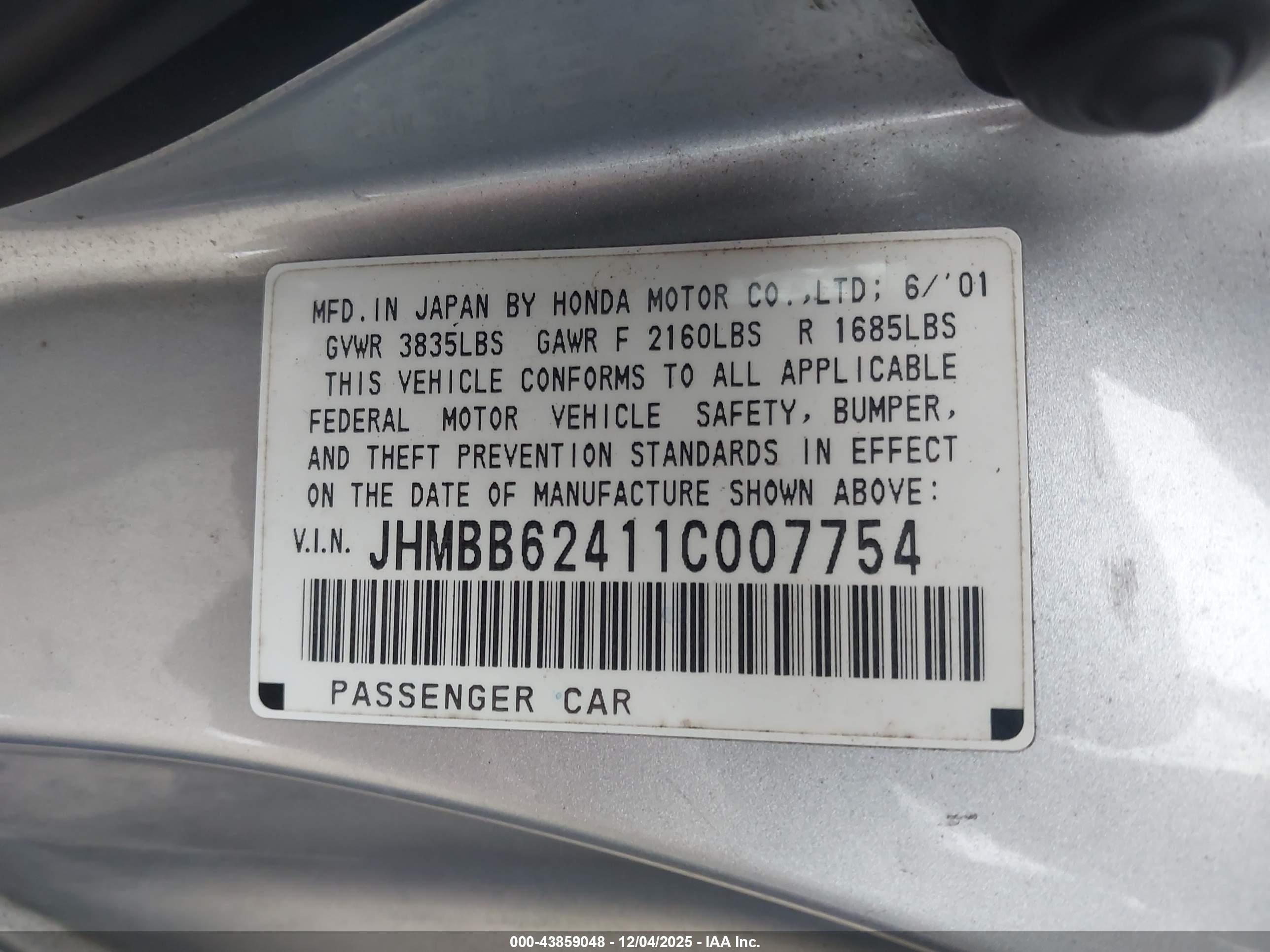 HONDA PRELUDE image 9