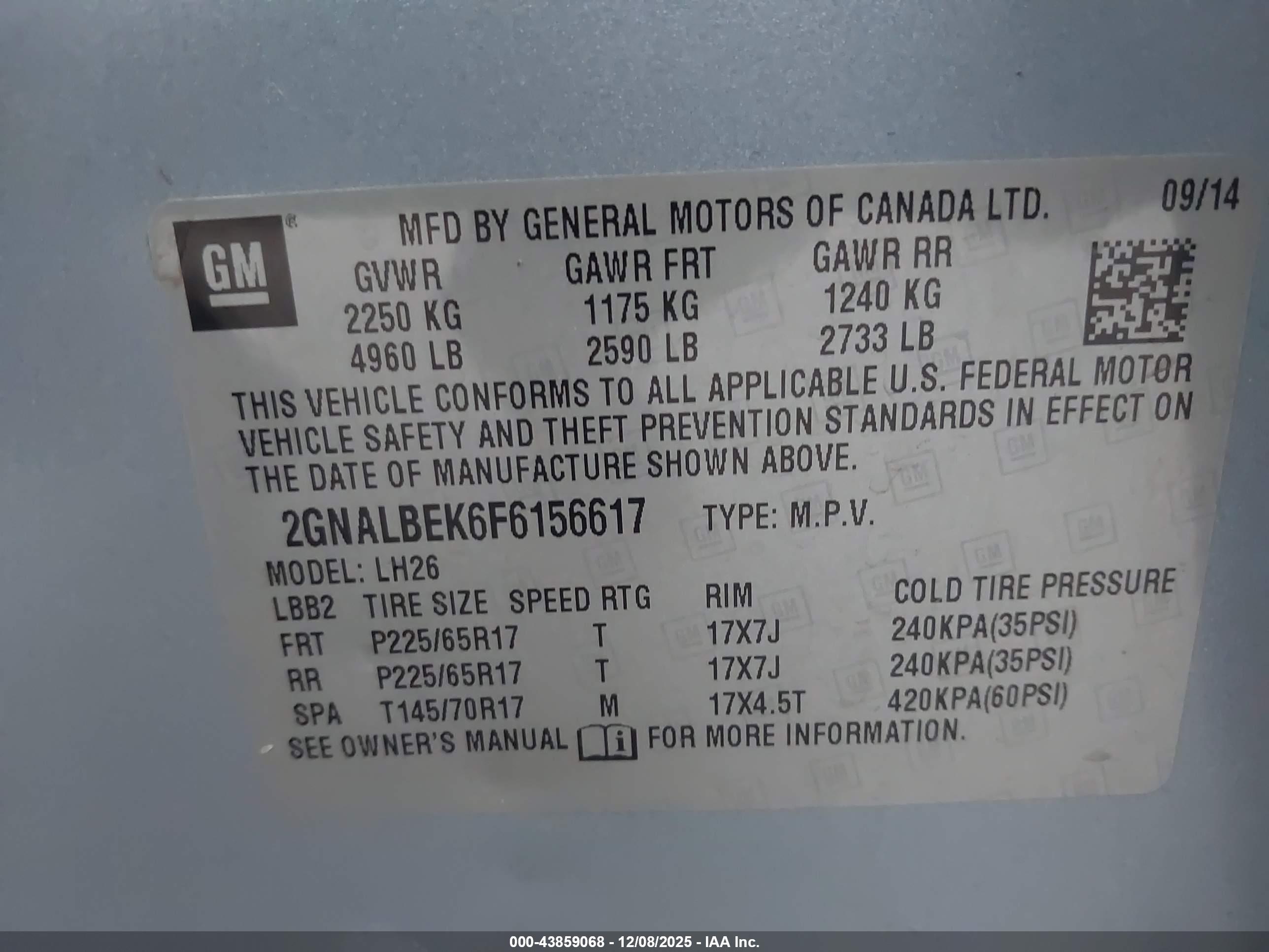 CHEVROLET EQUINOX image 9