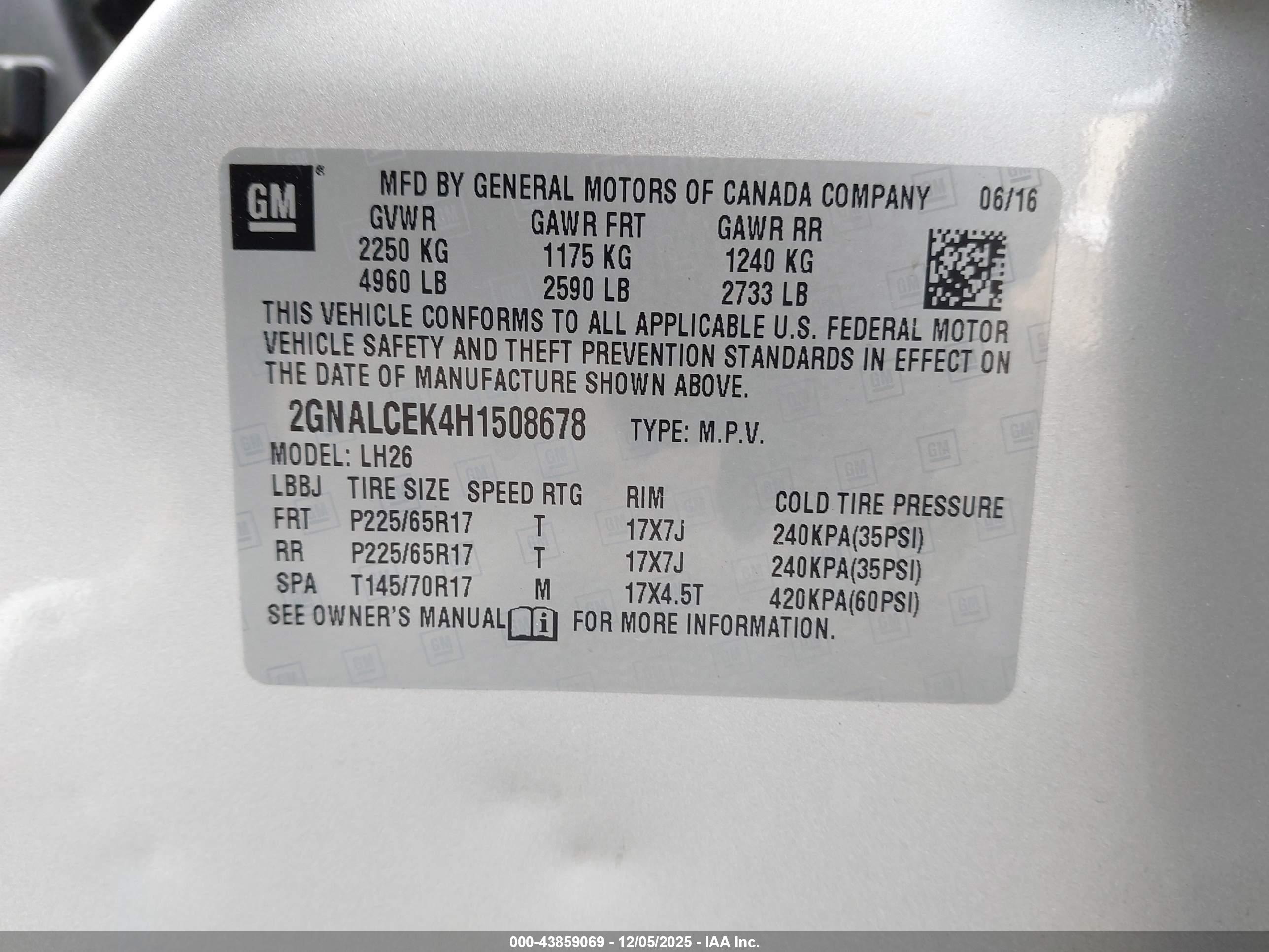 CHEVROLET EQUINOX image 9