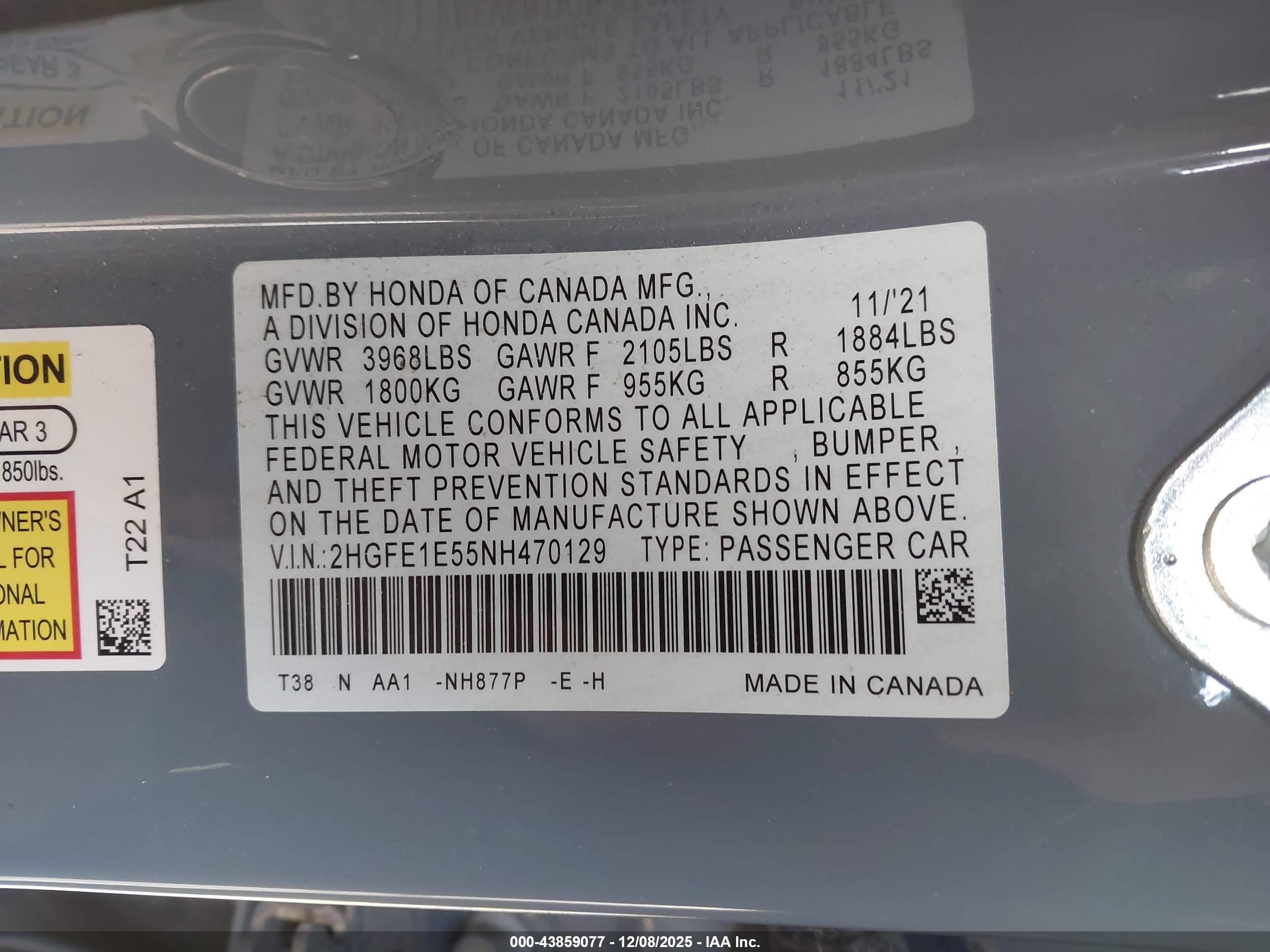 HONDA CIVIC image 9