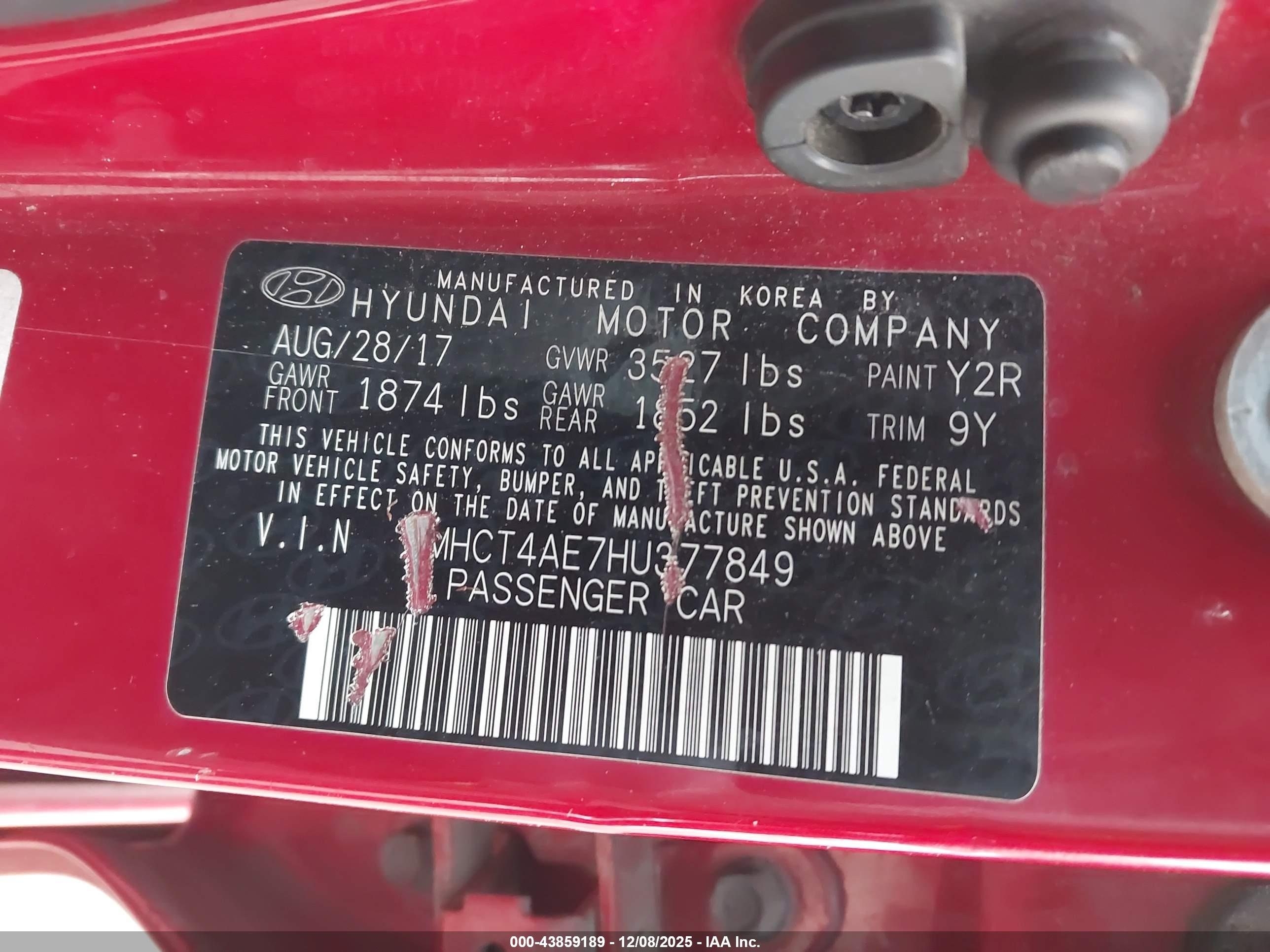 HYUNDAI ACCENT image 9