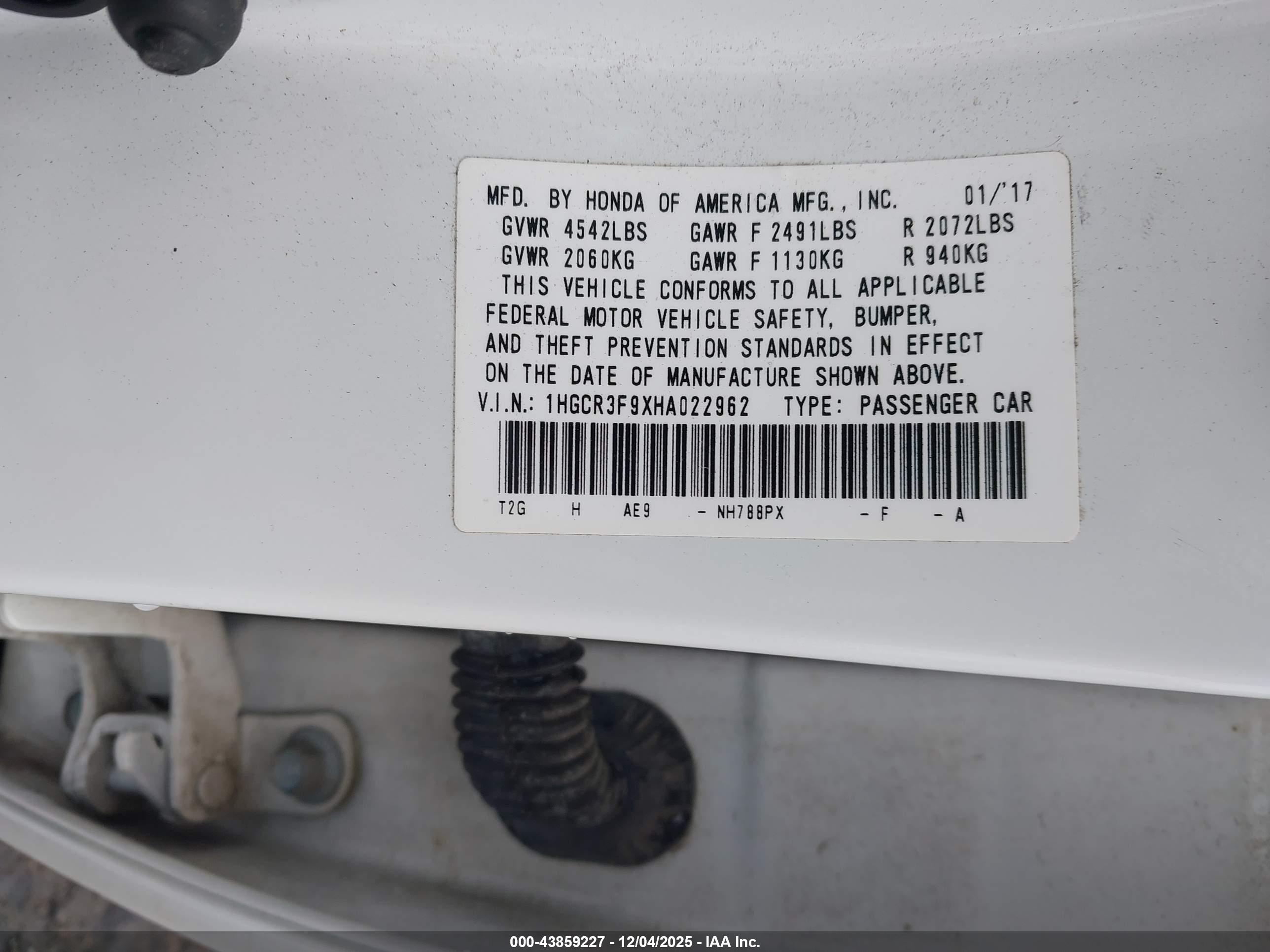 HONDA ACCORD image 9