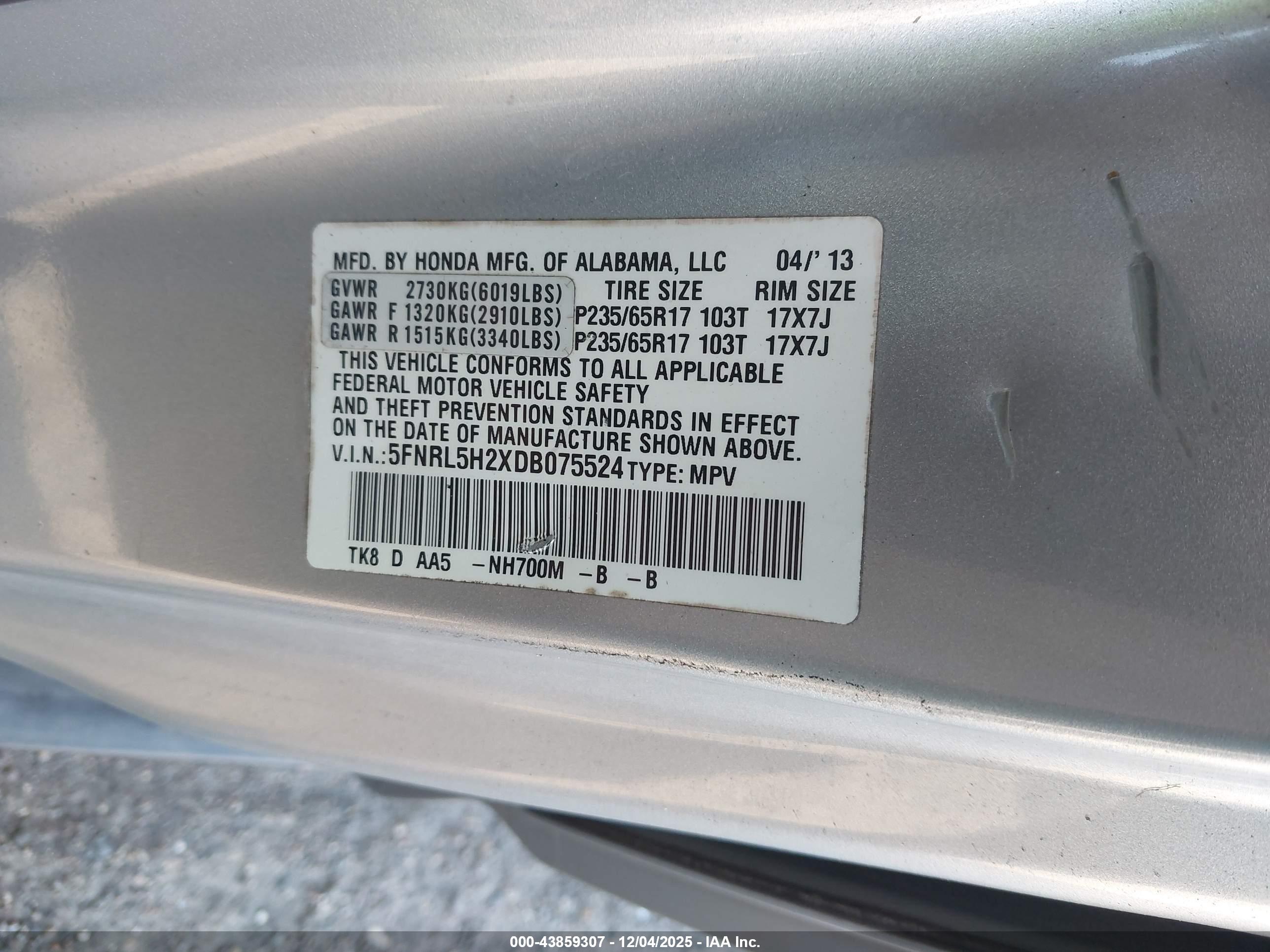 HONDA ODYSSEY image 9