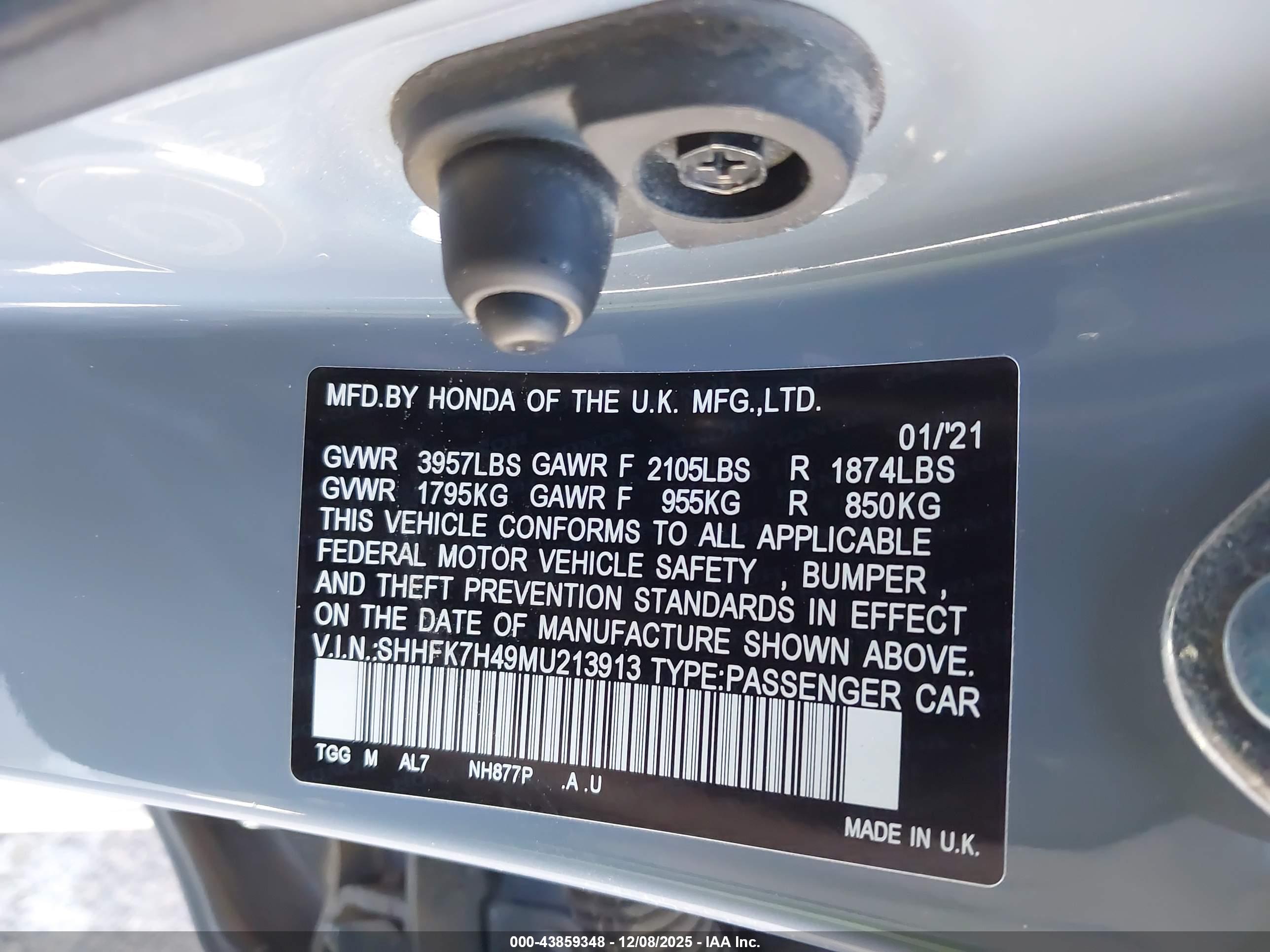 HONDA CIVIC image 9
