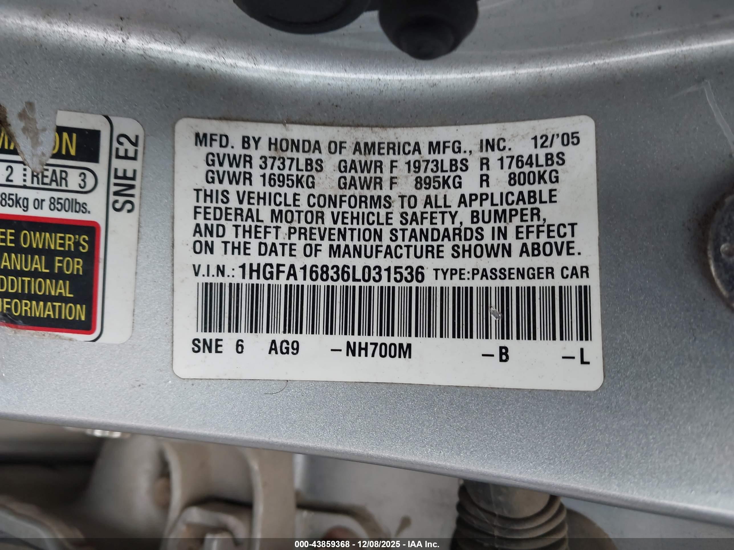 HONDA CIVIC image 9
