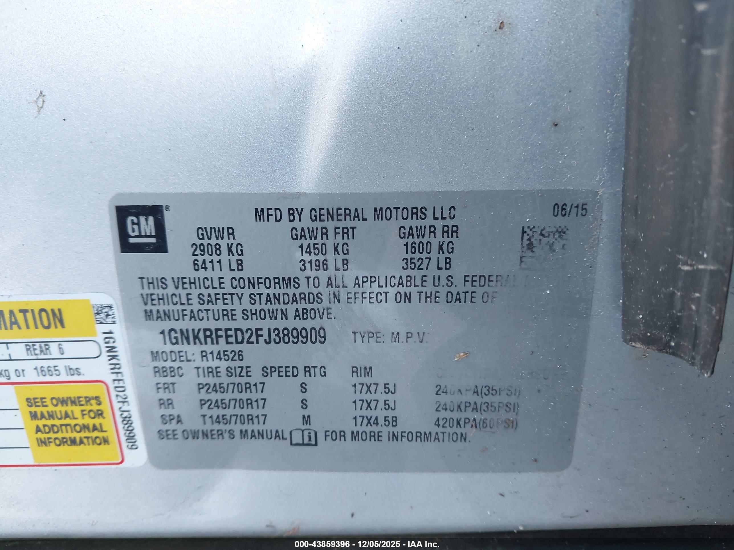 CHEVROLET TRAVERSE image 9
