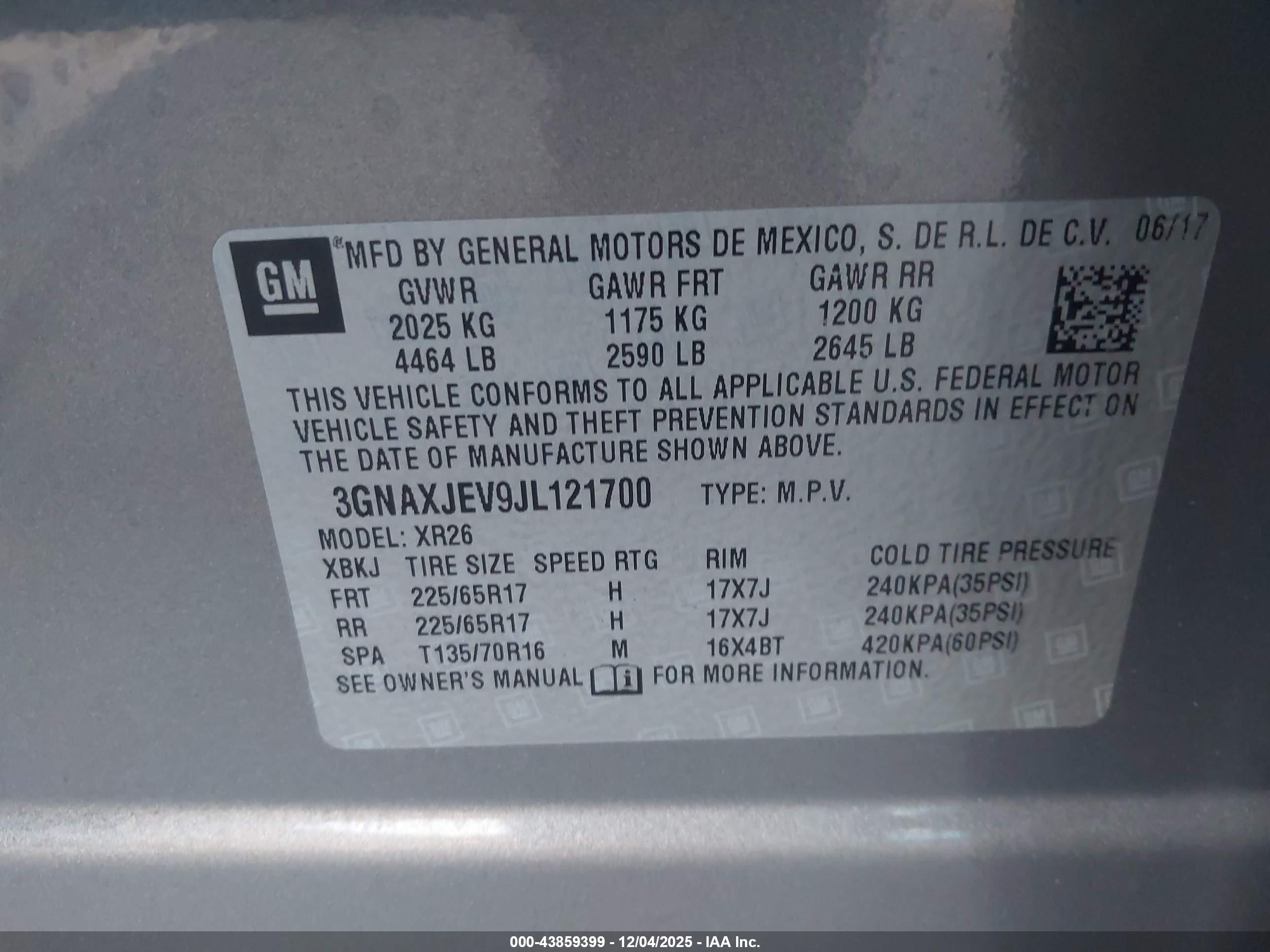 CHEVROLET EQUINOX image 9