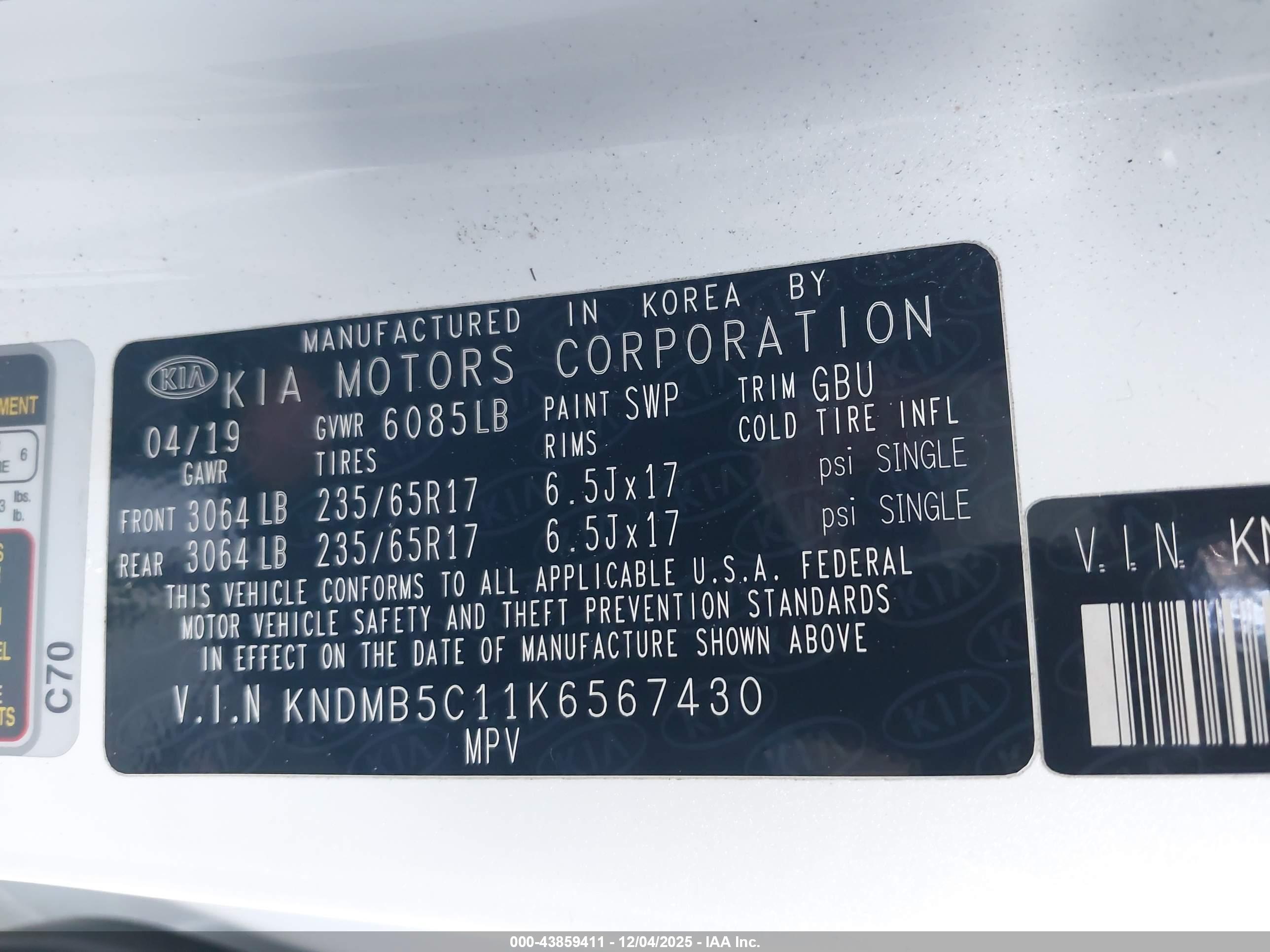 KIA SEDONA image 9