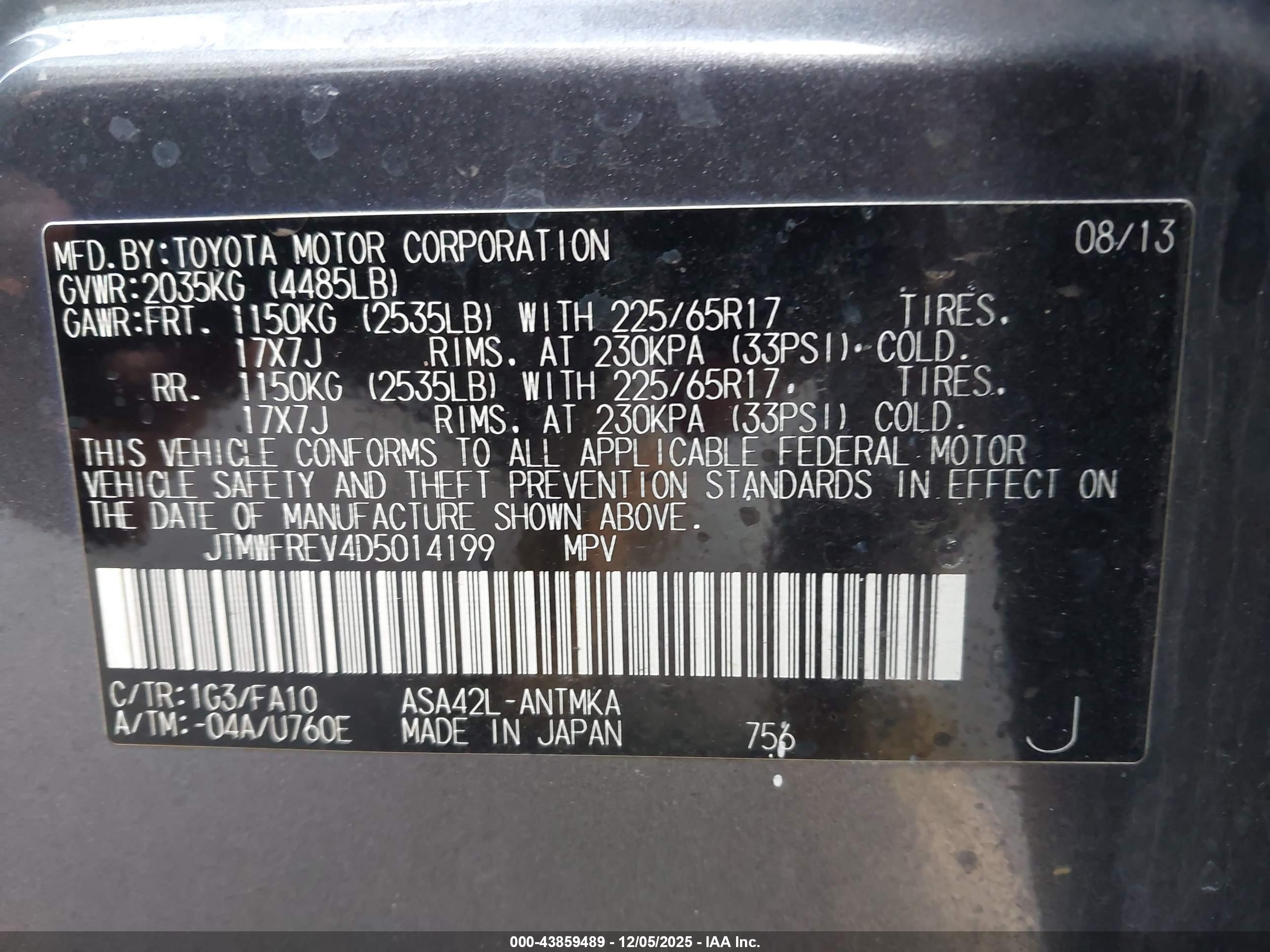 TOYOTA RAV4 image 9