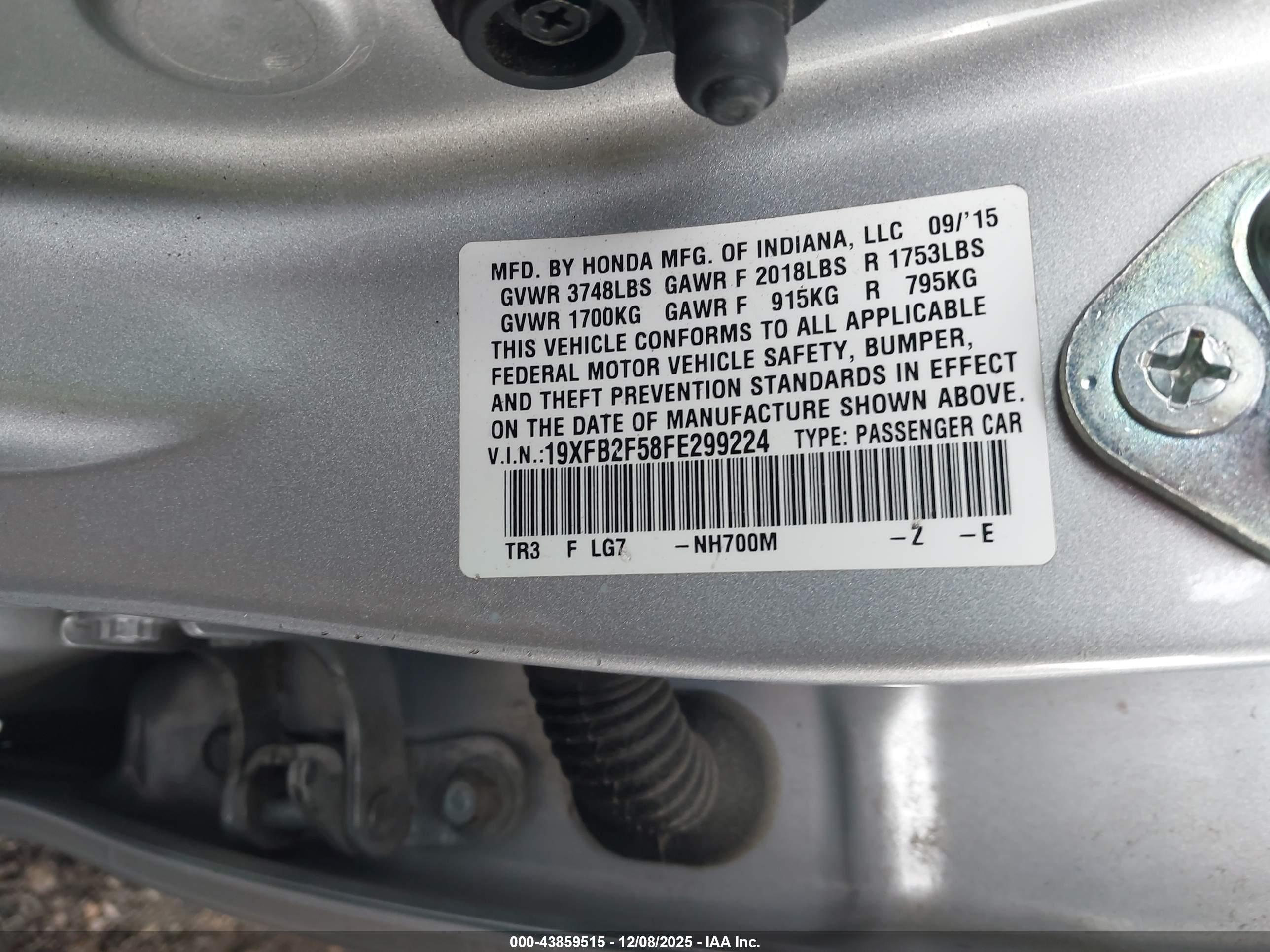 HONDA CIVIC image 9