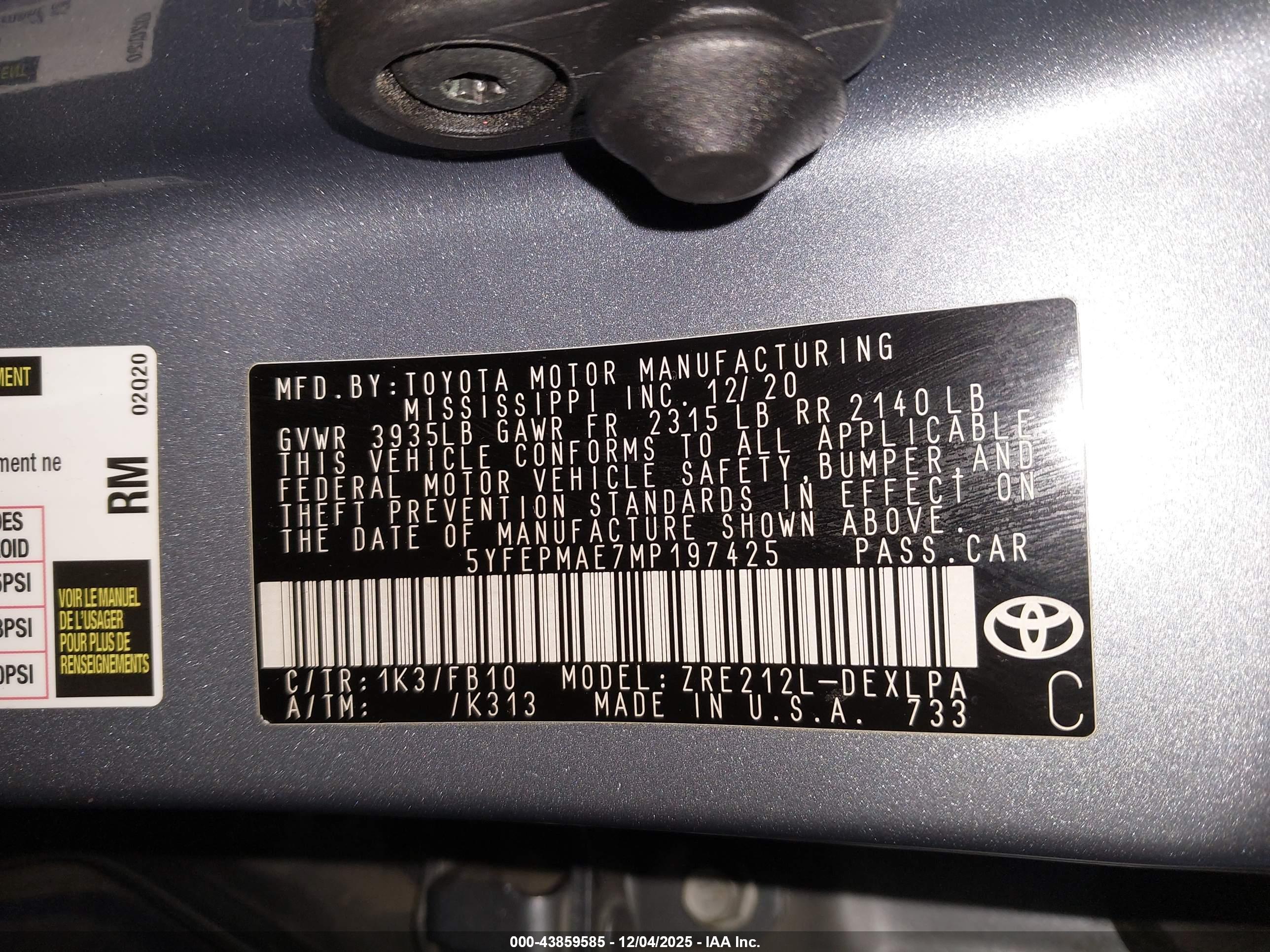 TOYOTA COROLLA image 9