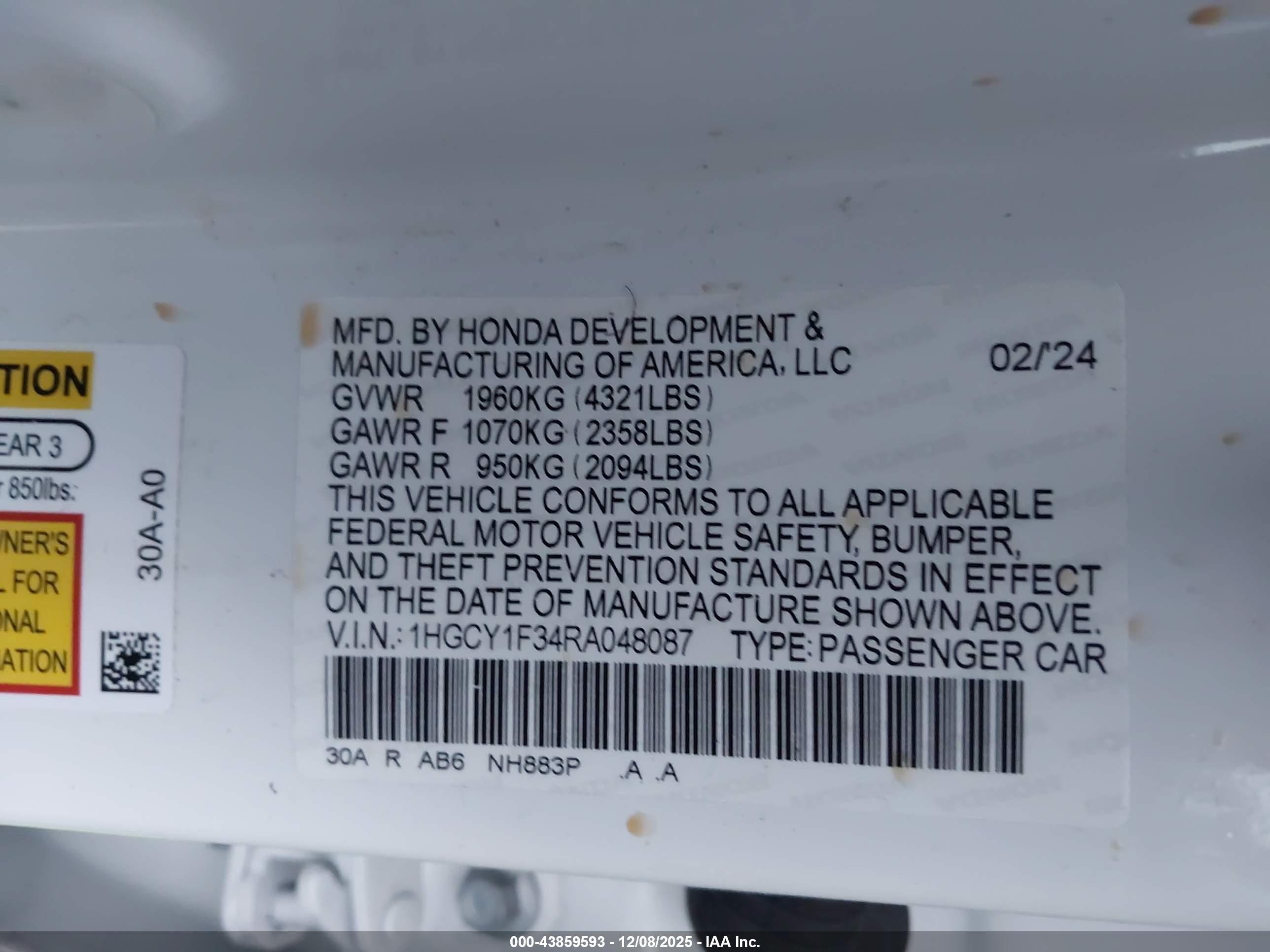 HONDA ACCORD image 9