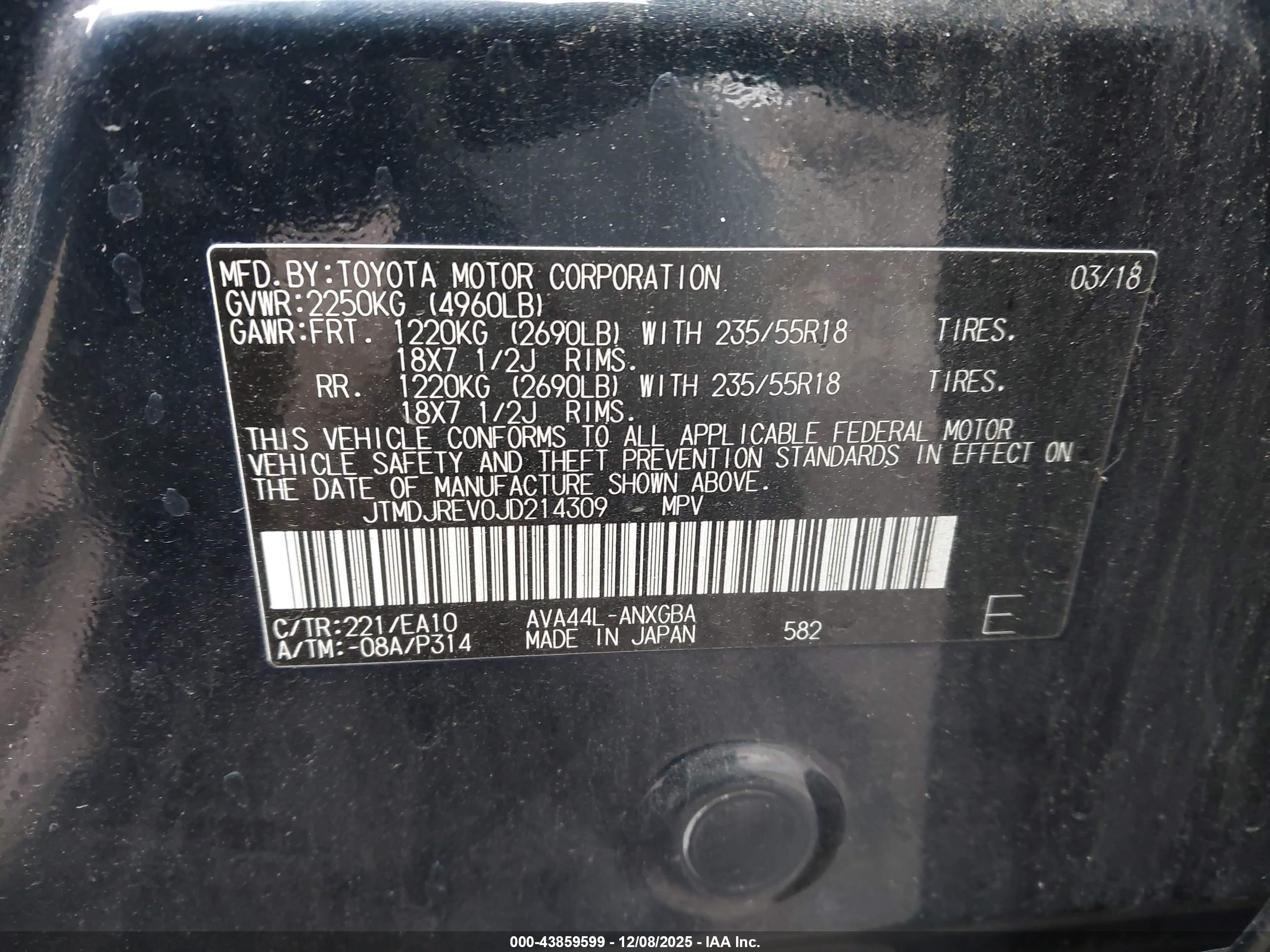 TOYOTA RAV4 image 9