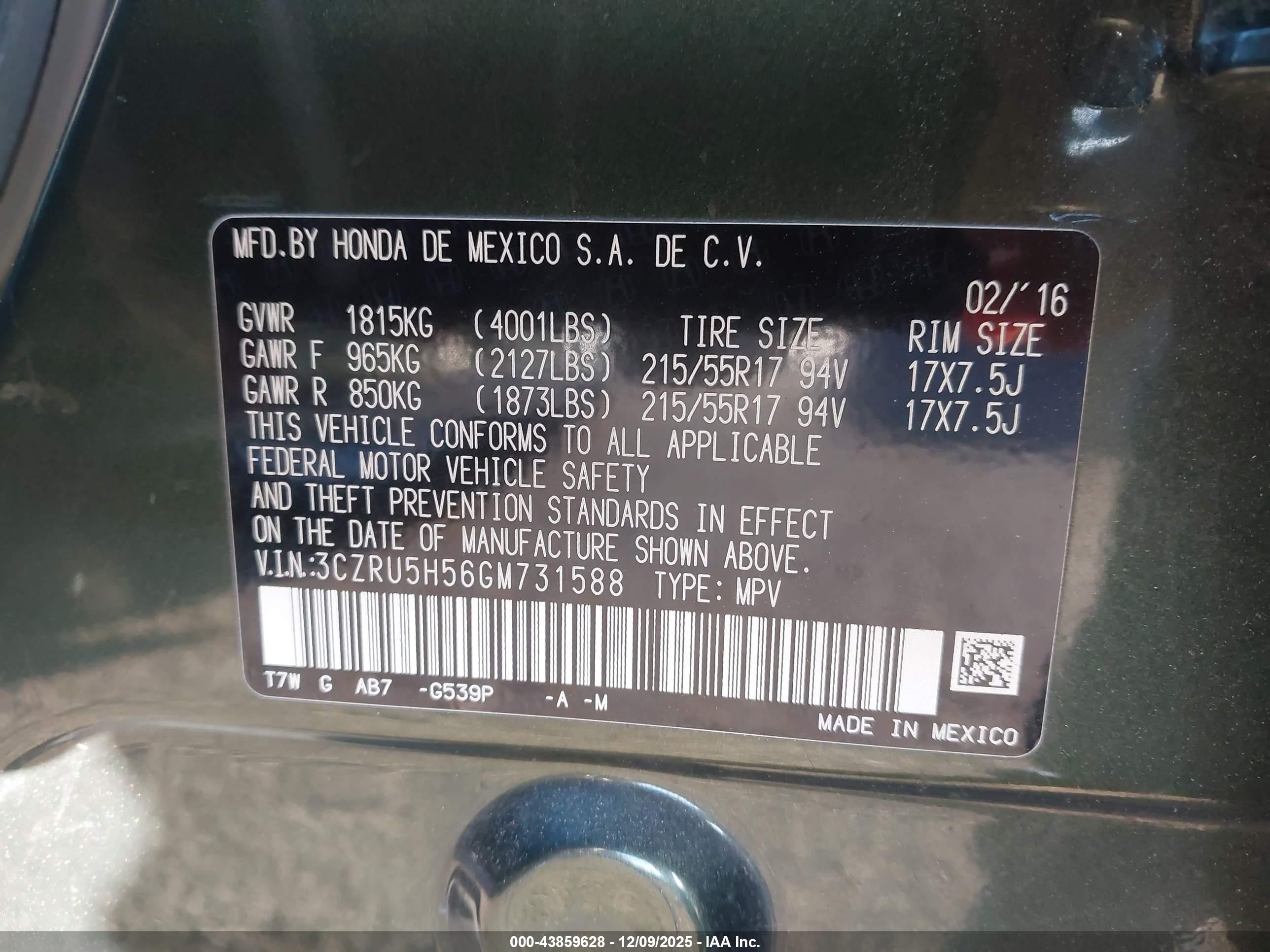 HONDA HR-V image 9