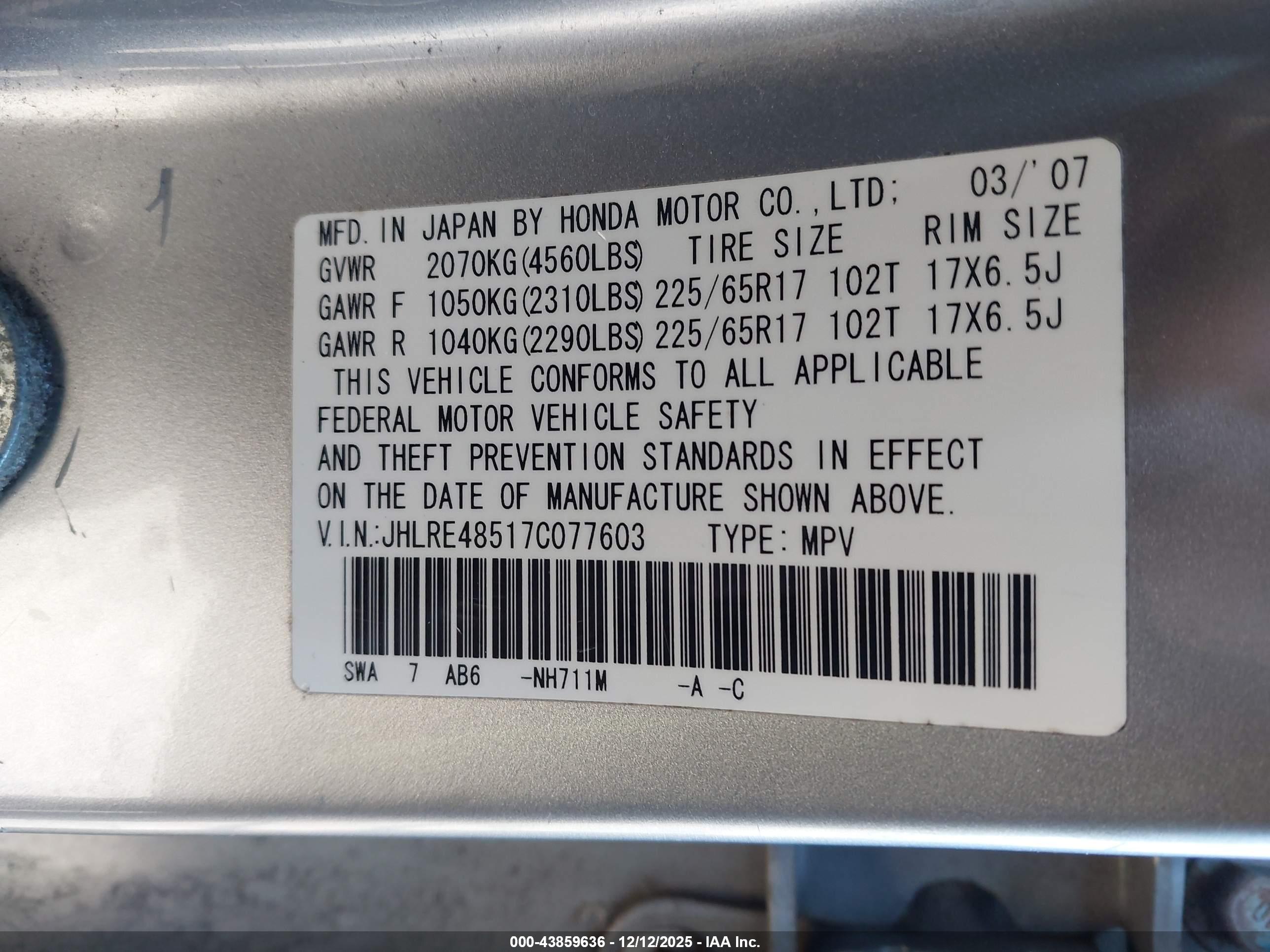 HONDA CR-V image 9