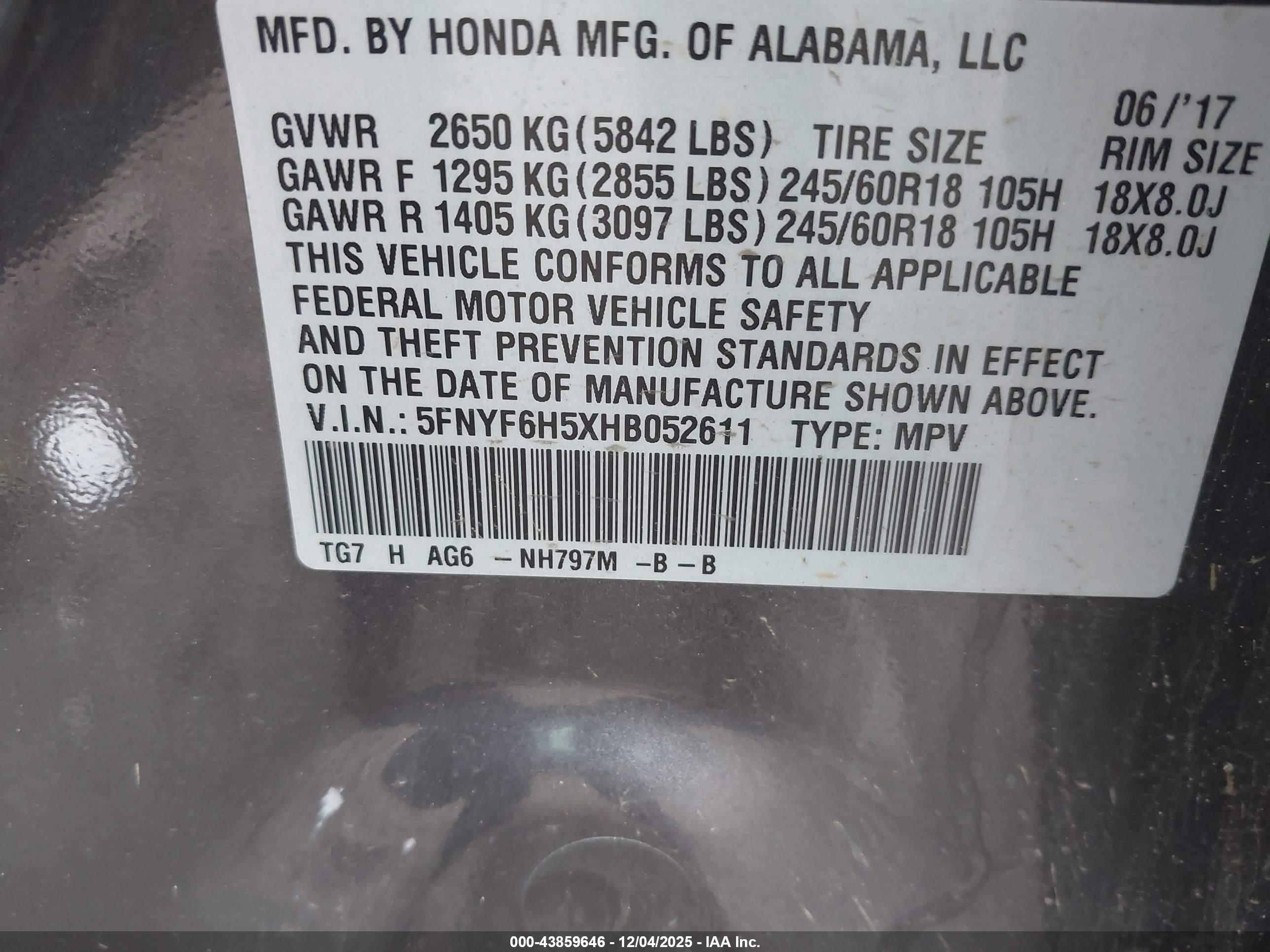 HONDA PILOT image 9