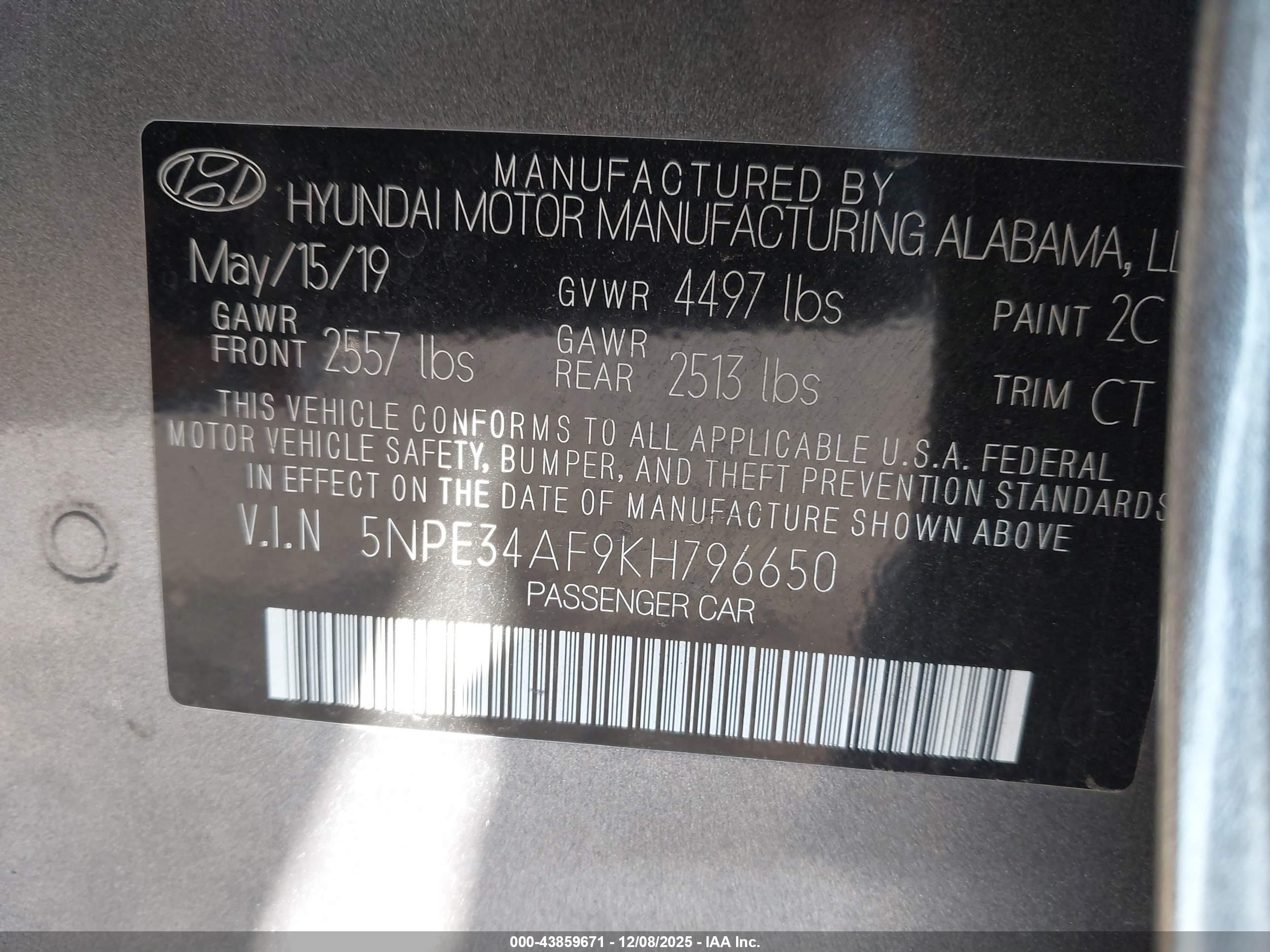 HYUNDAI SONATA image 9