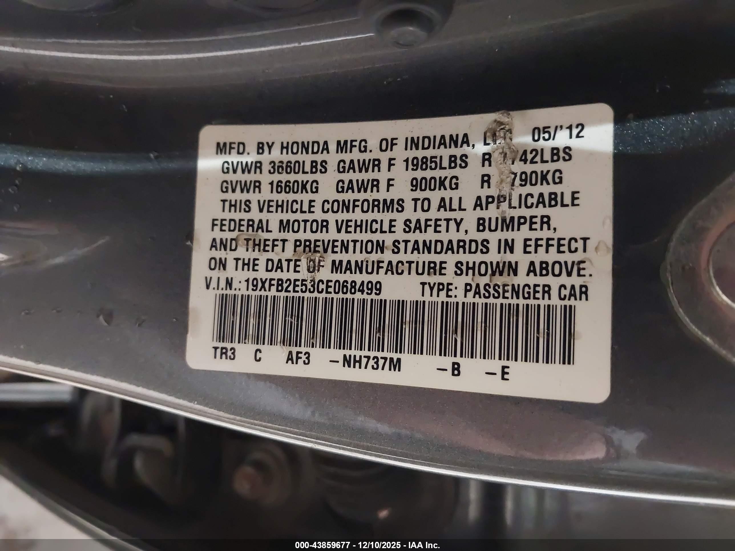 HONDA CIVIC image 9