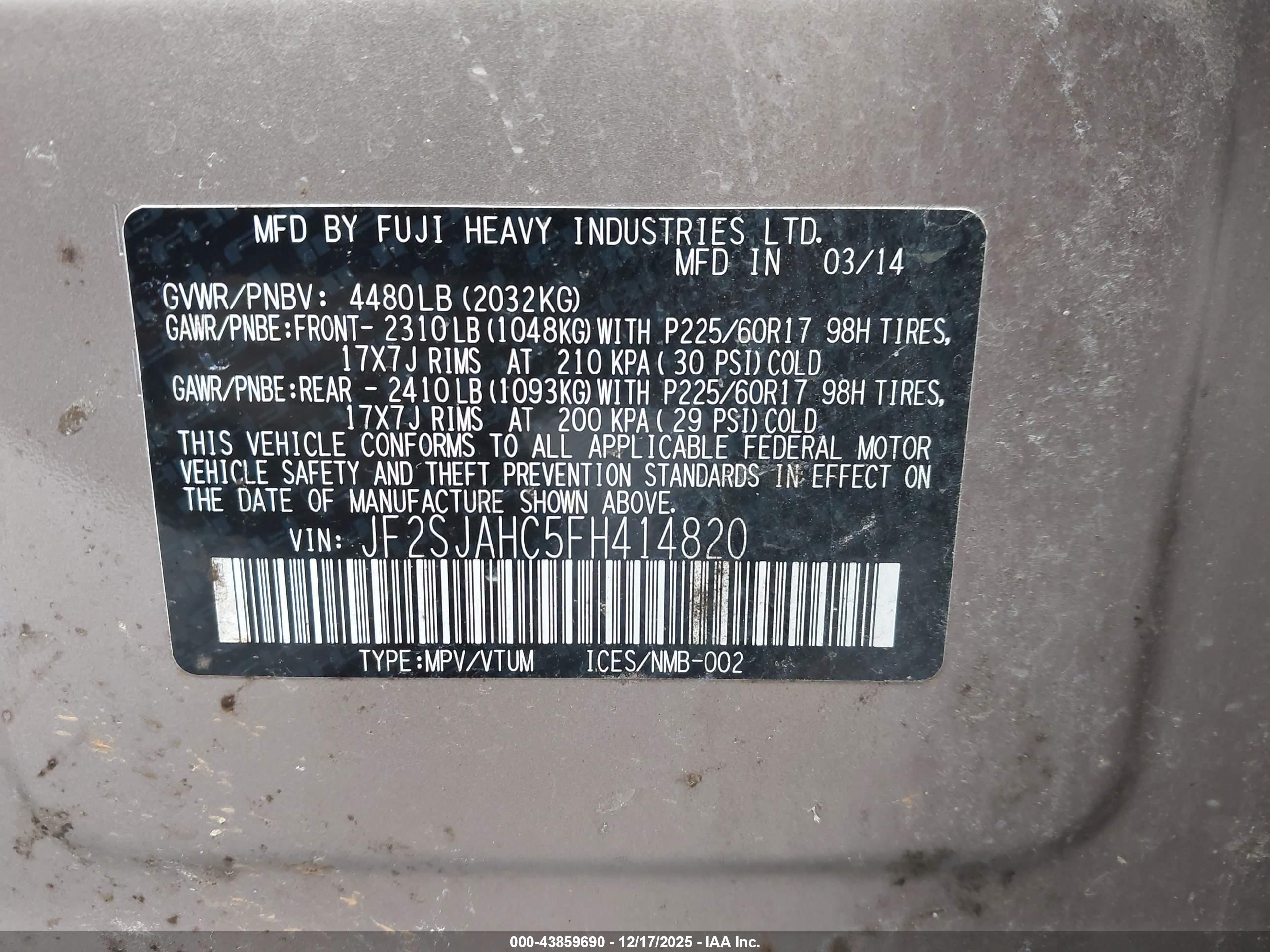 SUBARU FORESTER image 9