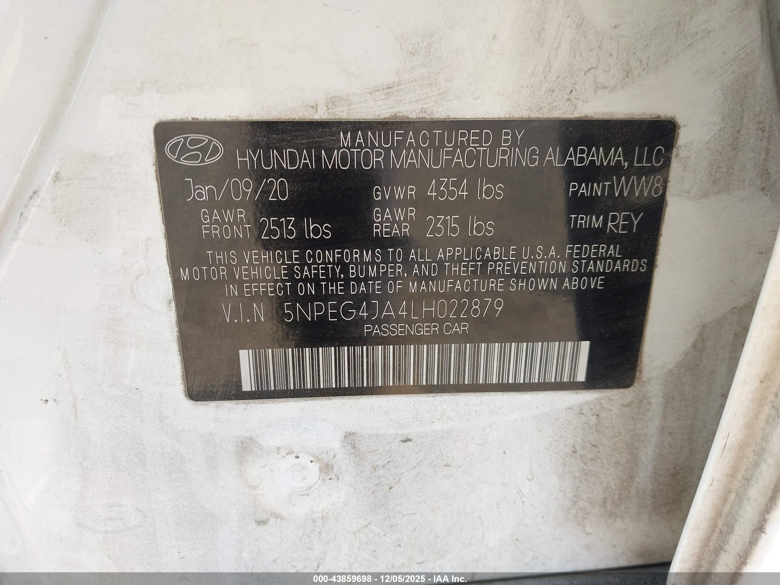 HYUNDAI SONATA image 9