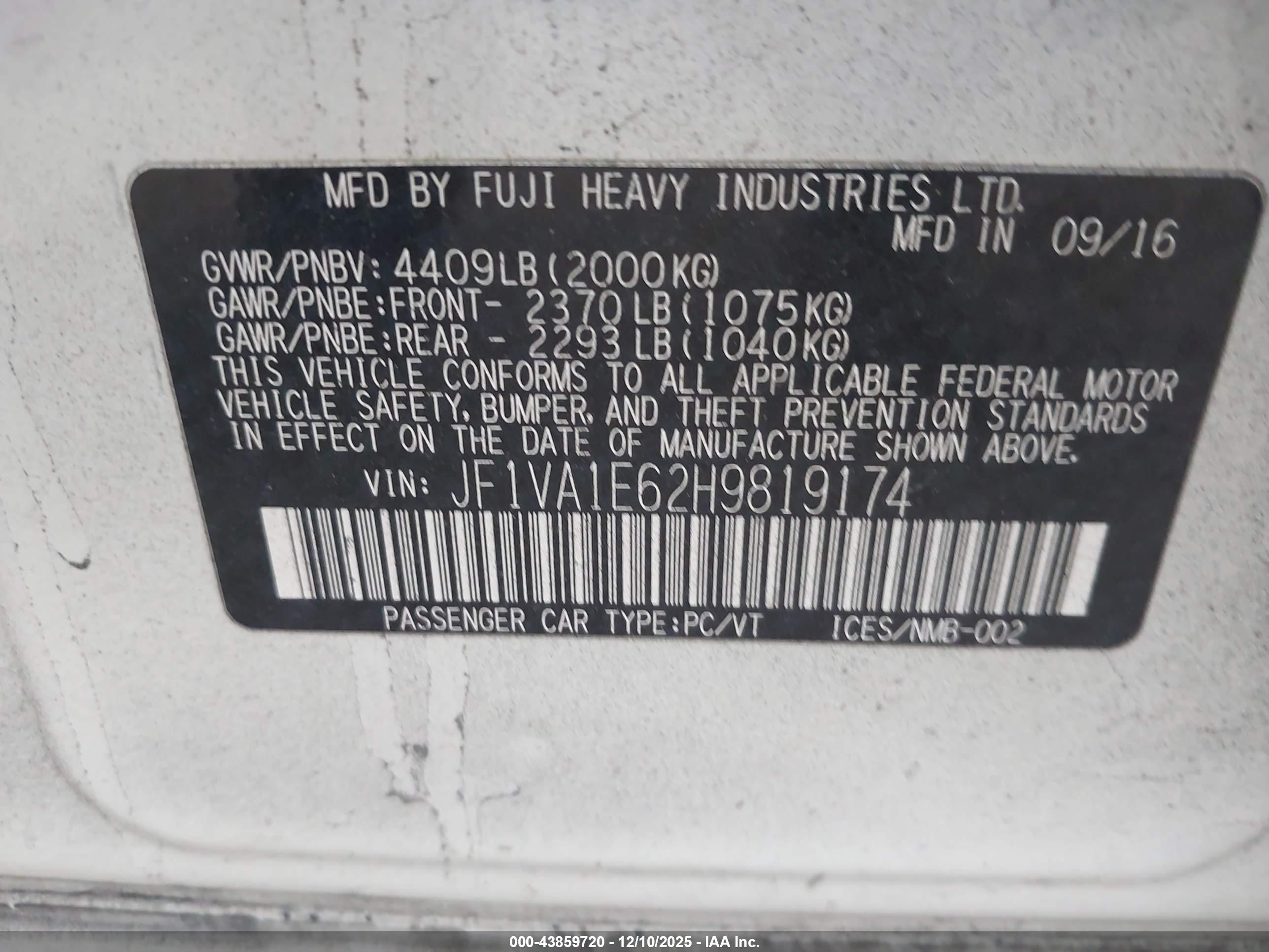 SUBARU WRX image 9