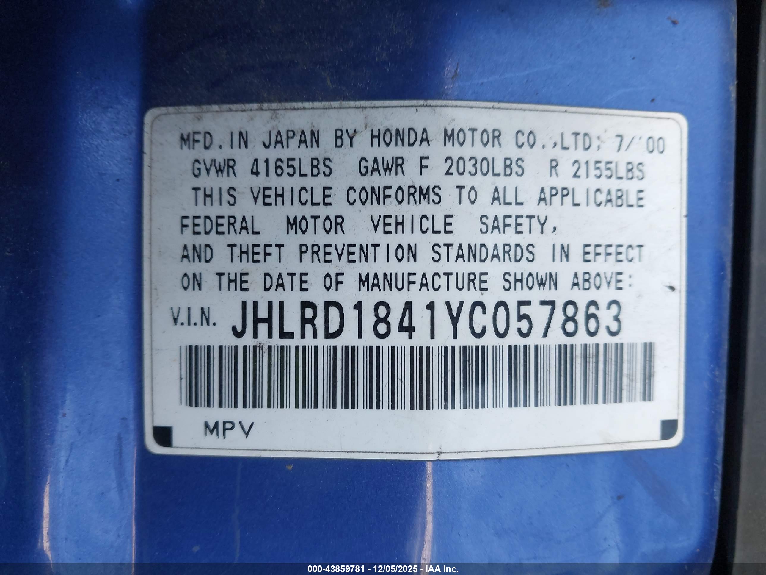 HONDA CR-V image 9
