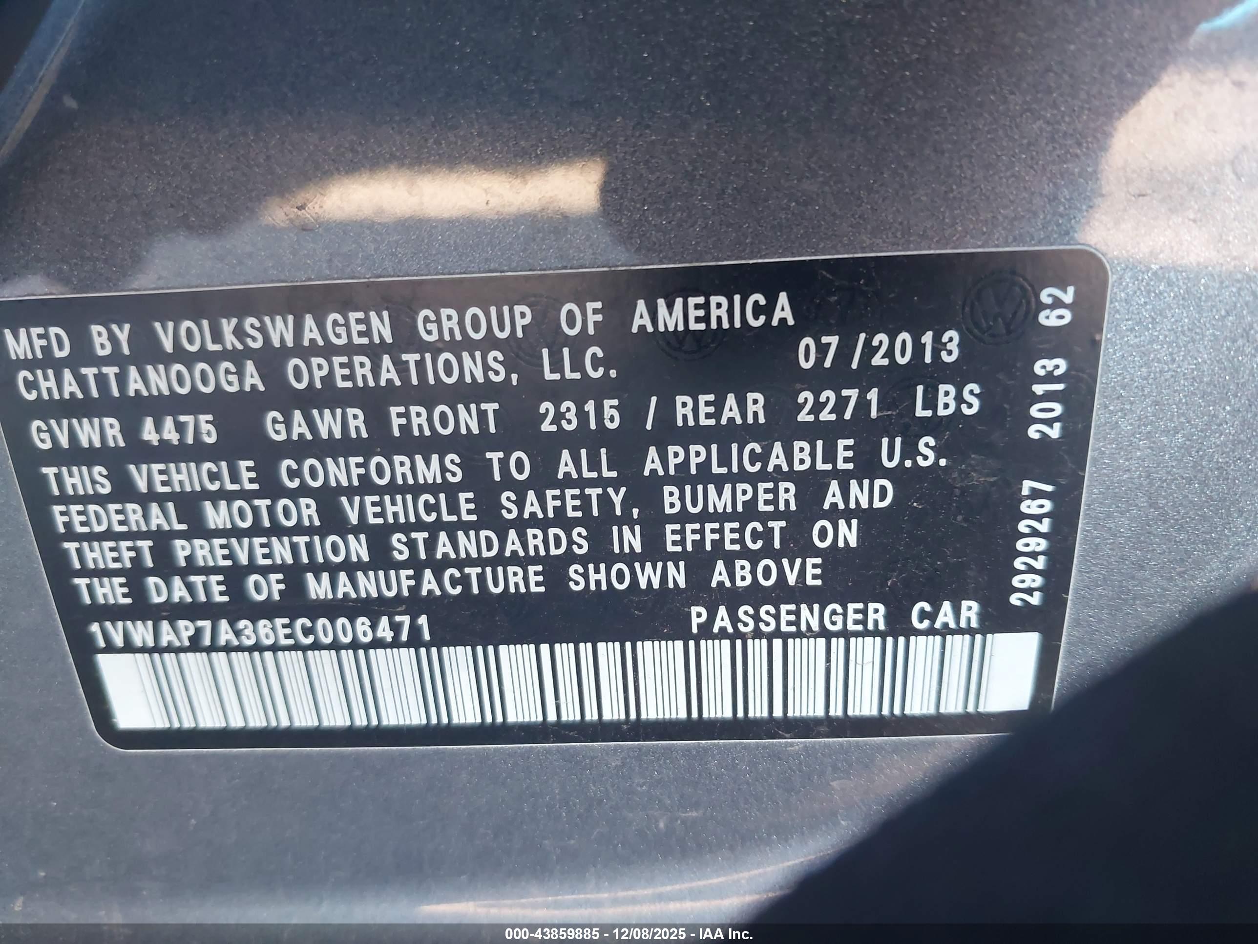 VOLKSWAGEN PASSAT image 9