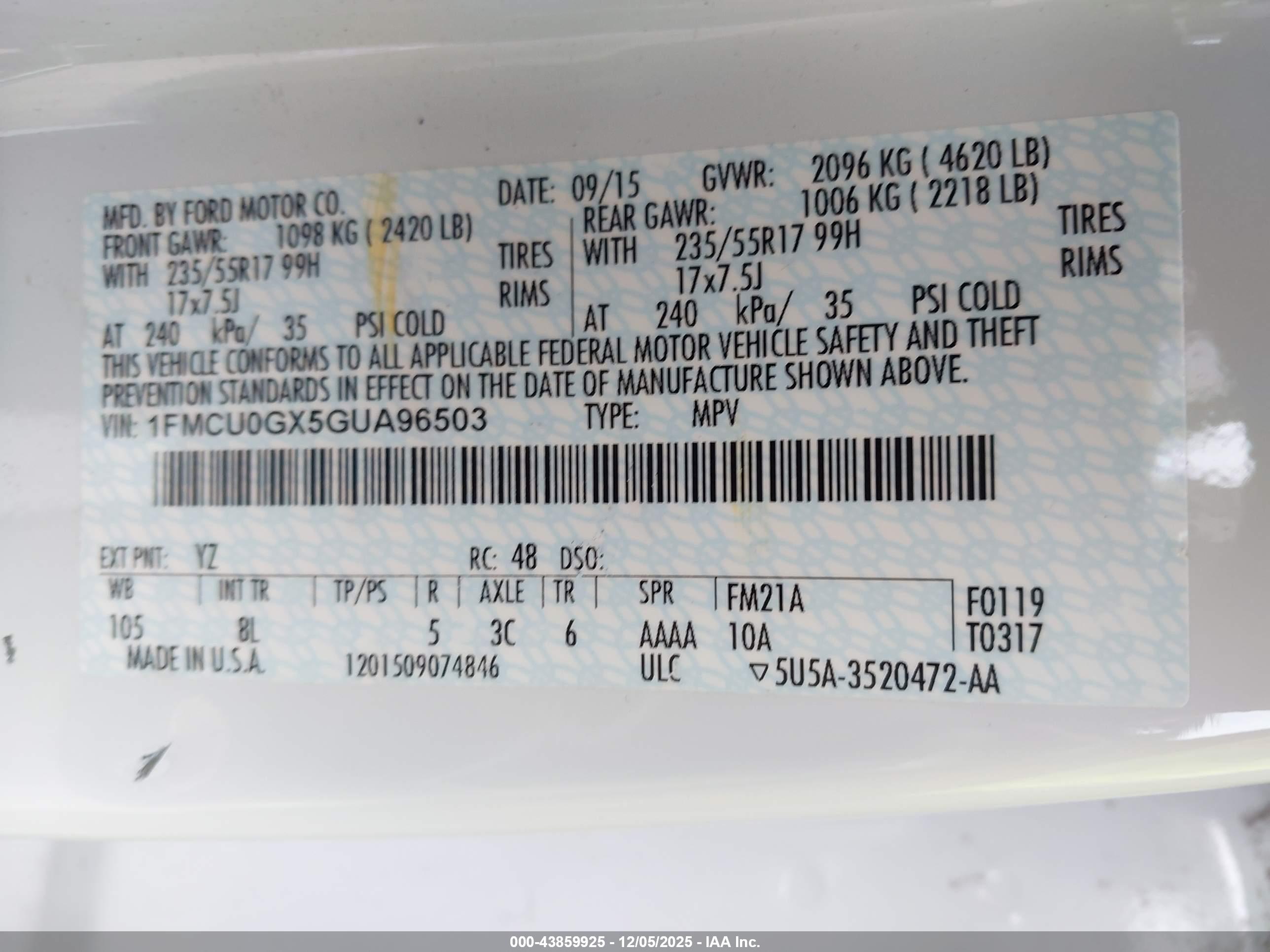 FORD ESCAPE image 9