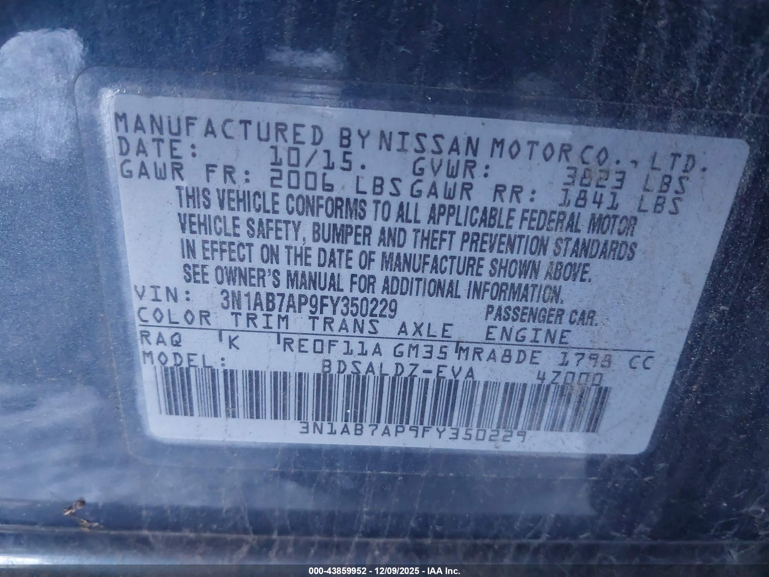 NISSAN SENTRA image 9
