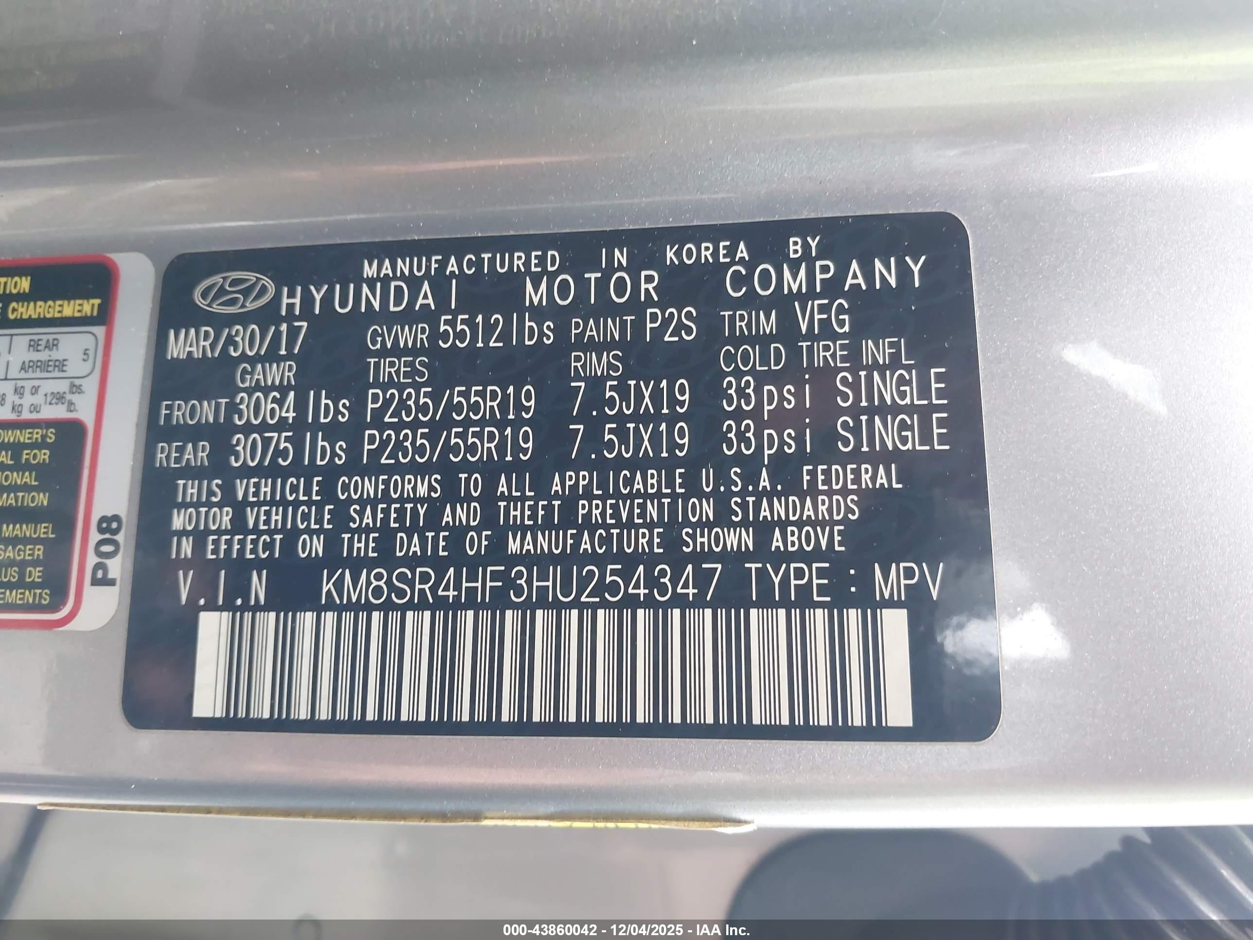 HYUNDAI SANTA image 9