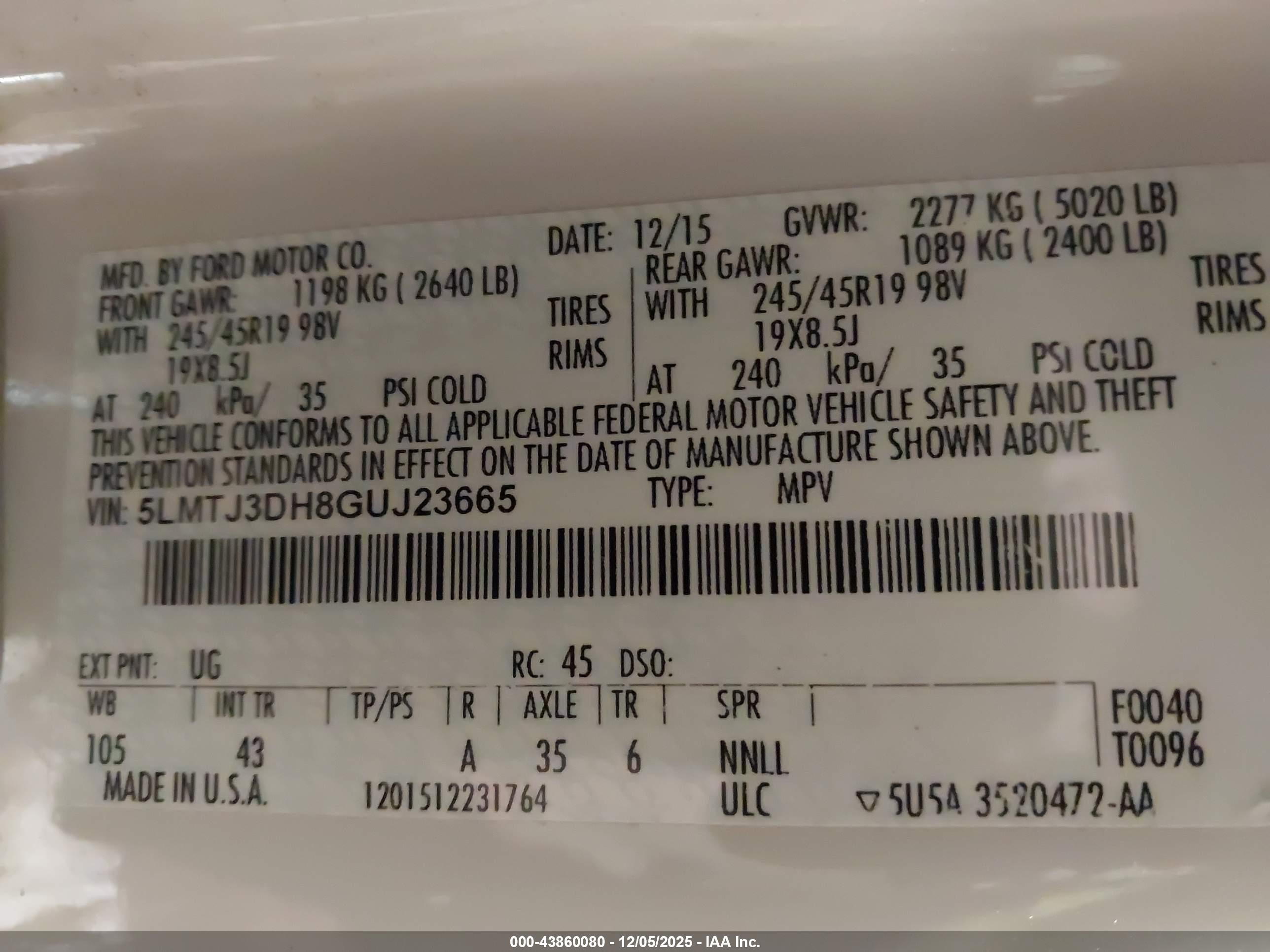 LINCOLN MKC image 9