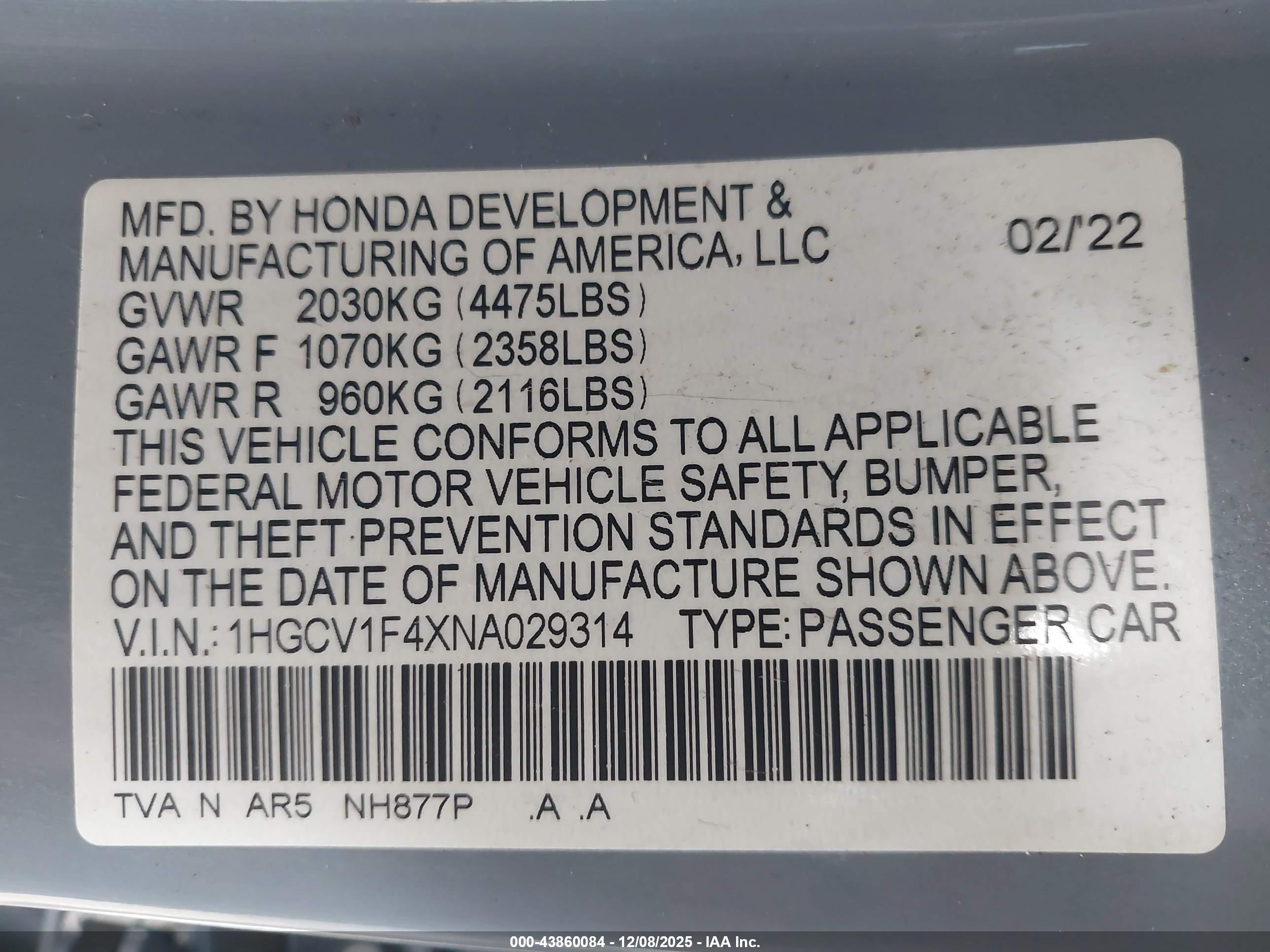 HONDA ACCORD image 9