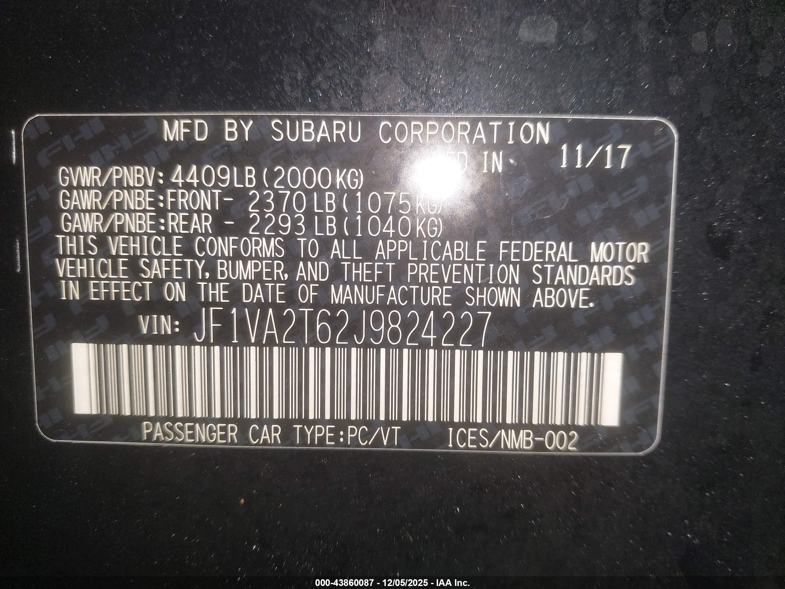 SUBARU WRX image 9