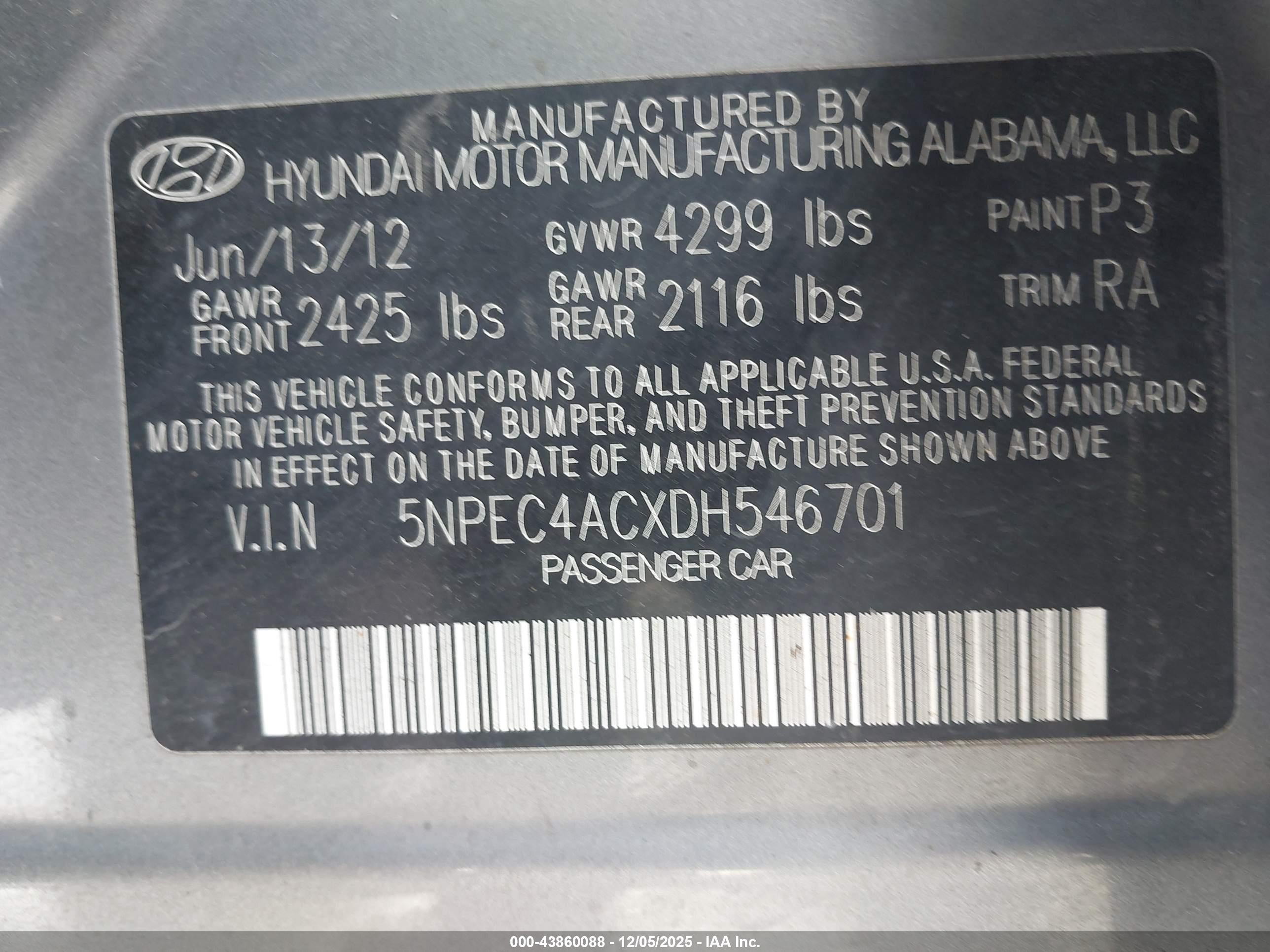 HYUNDAI SONATA image 9