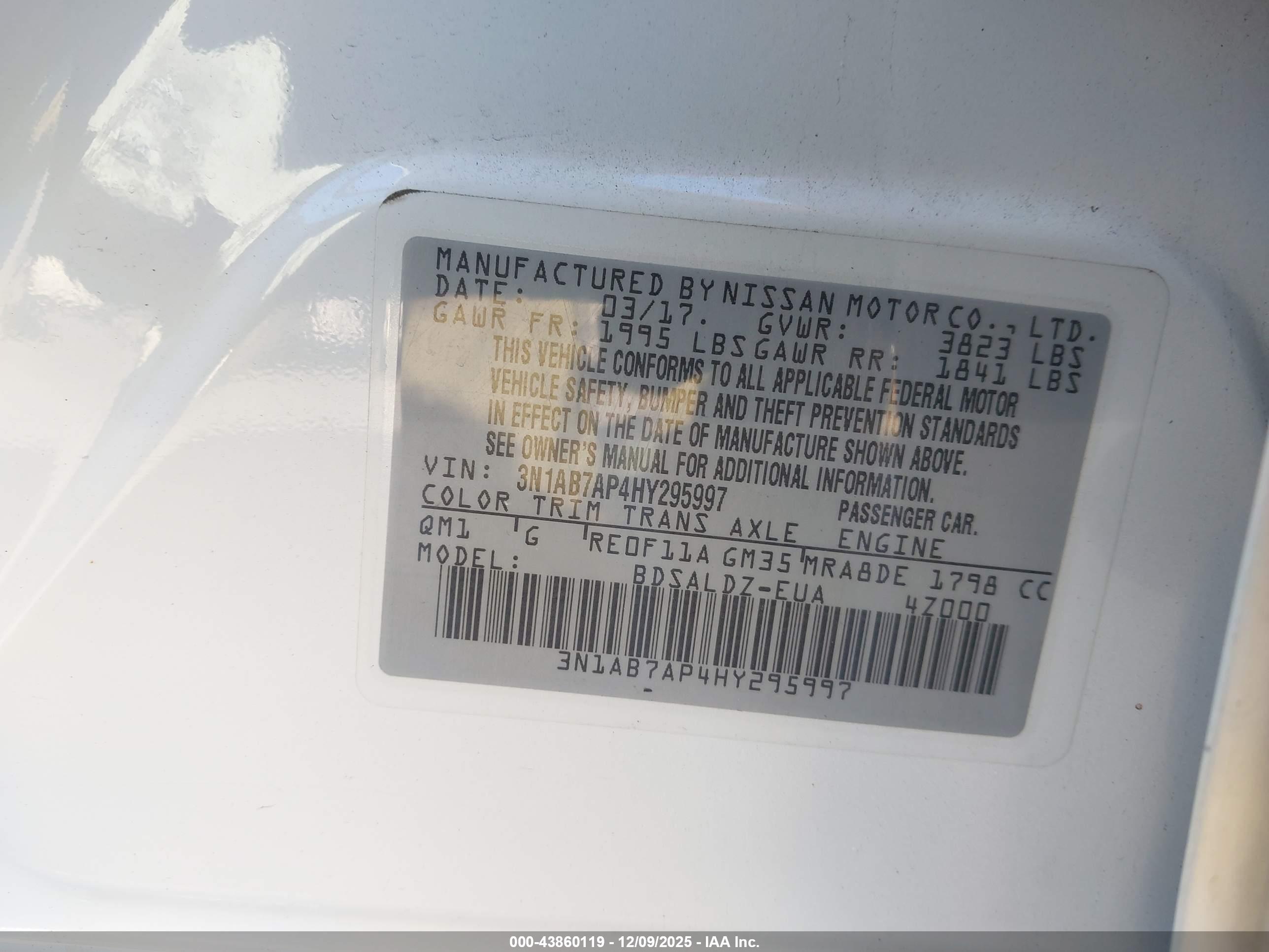 NISSAN SENTRA image 9