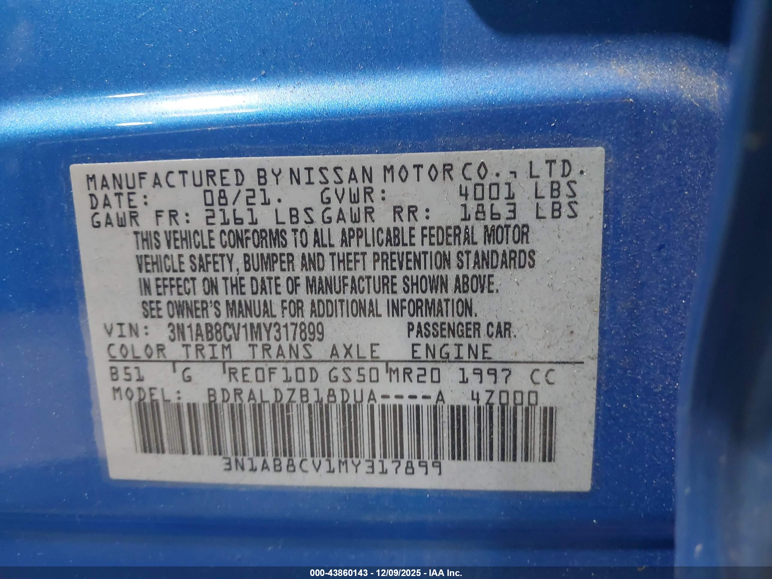 NISSAN SENTRA image 9