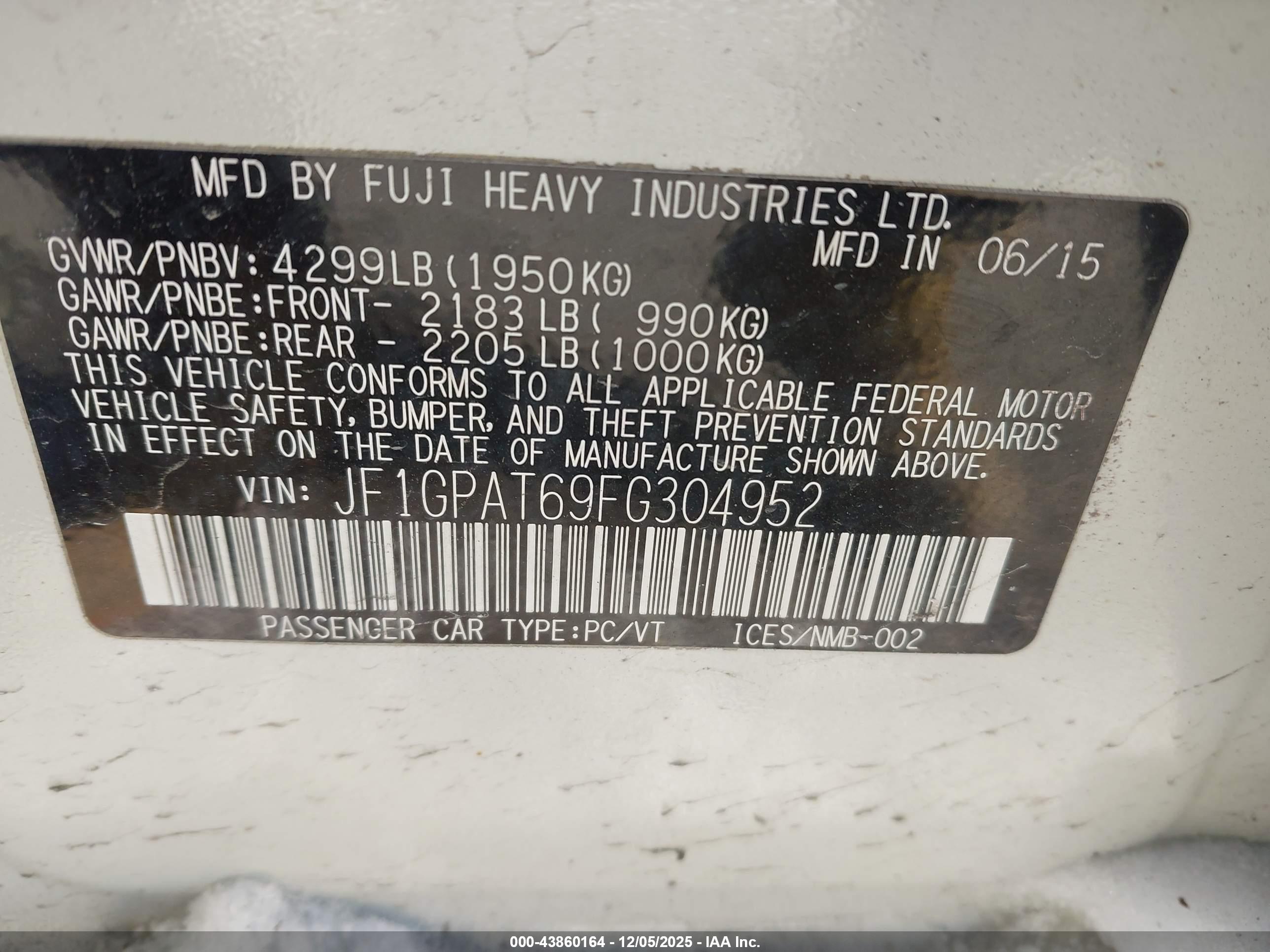 SUBARU IMPREZA image 9