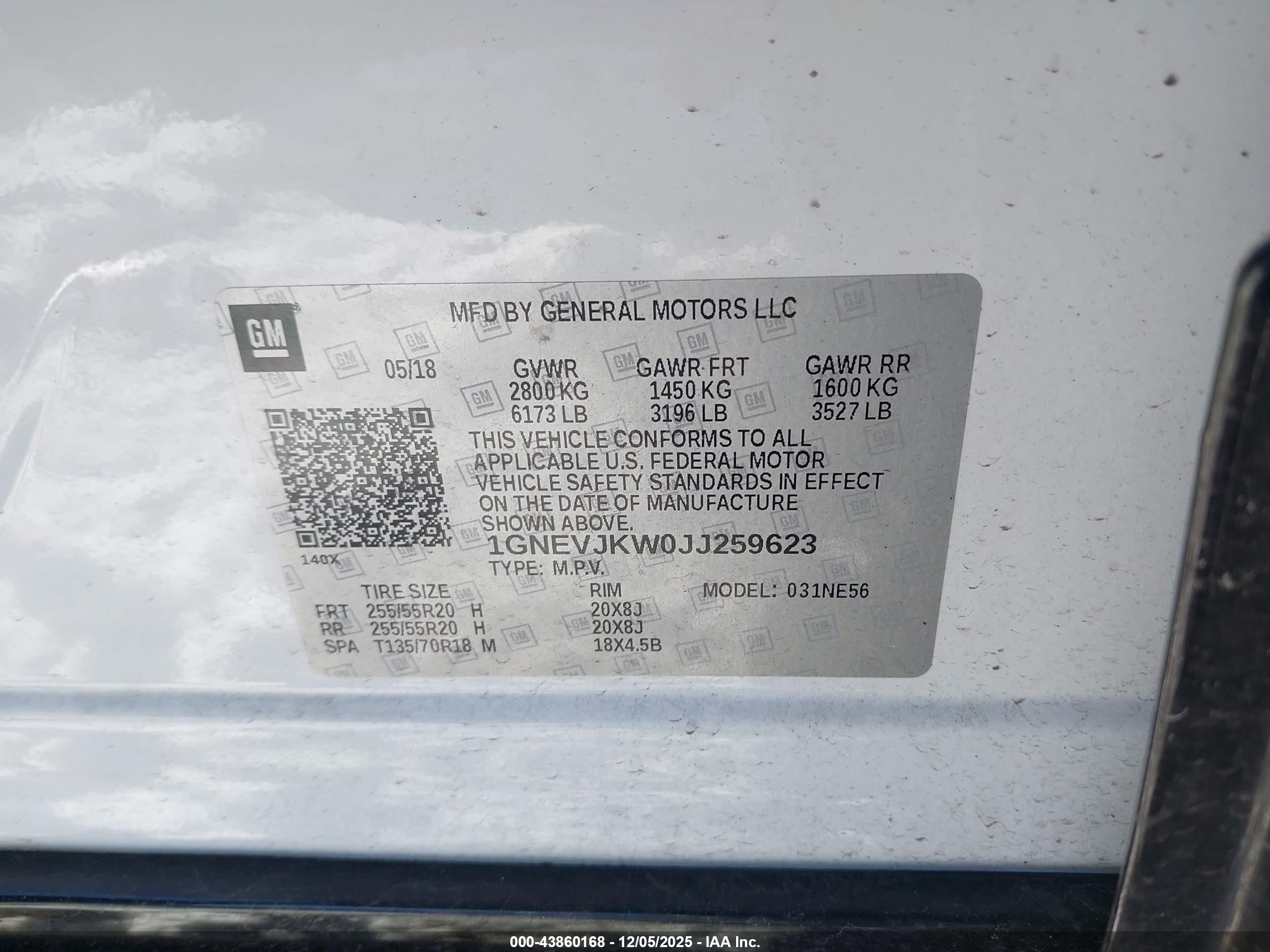 CHEVROLET TRAVERSE image 9