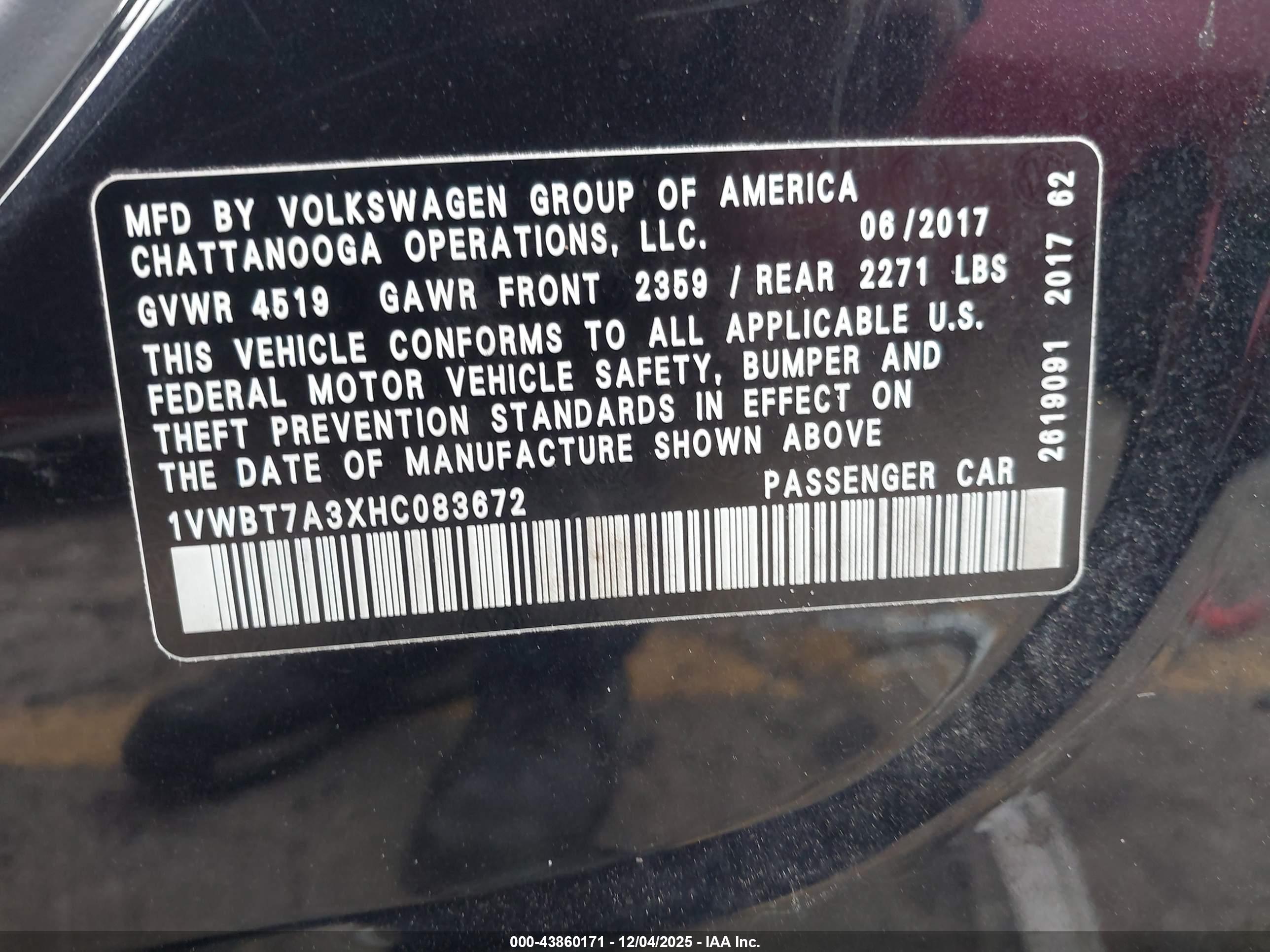 VOLKSWAGEN PASSAT image 9
