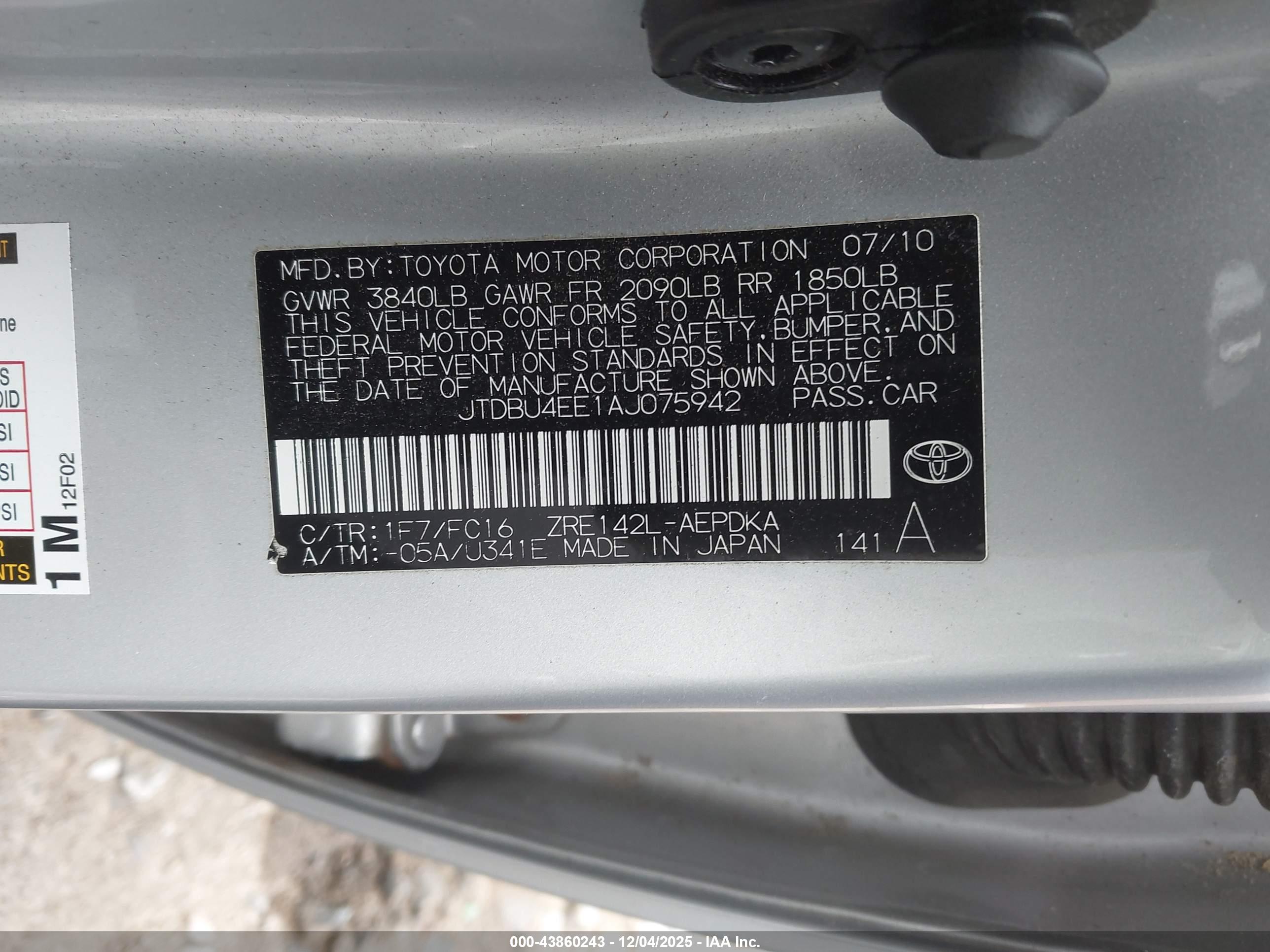 TOYOTA COROLLA image 9