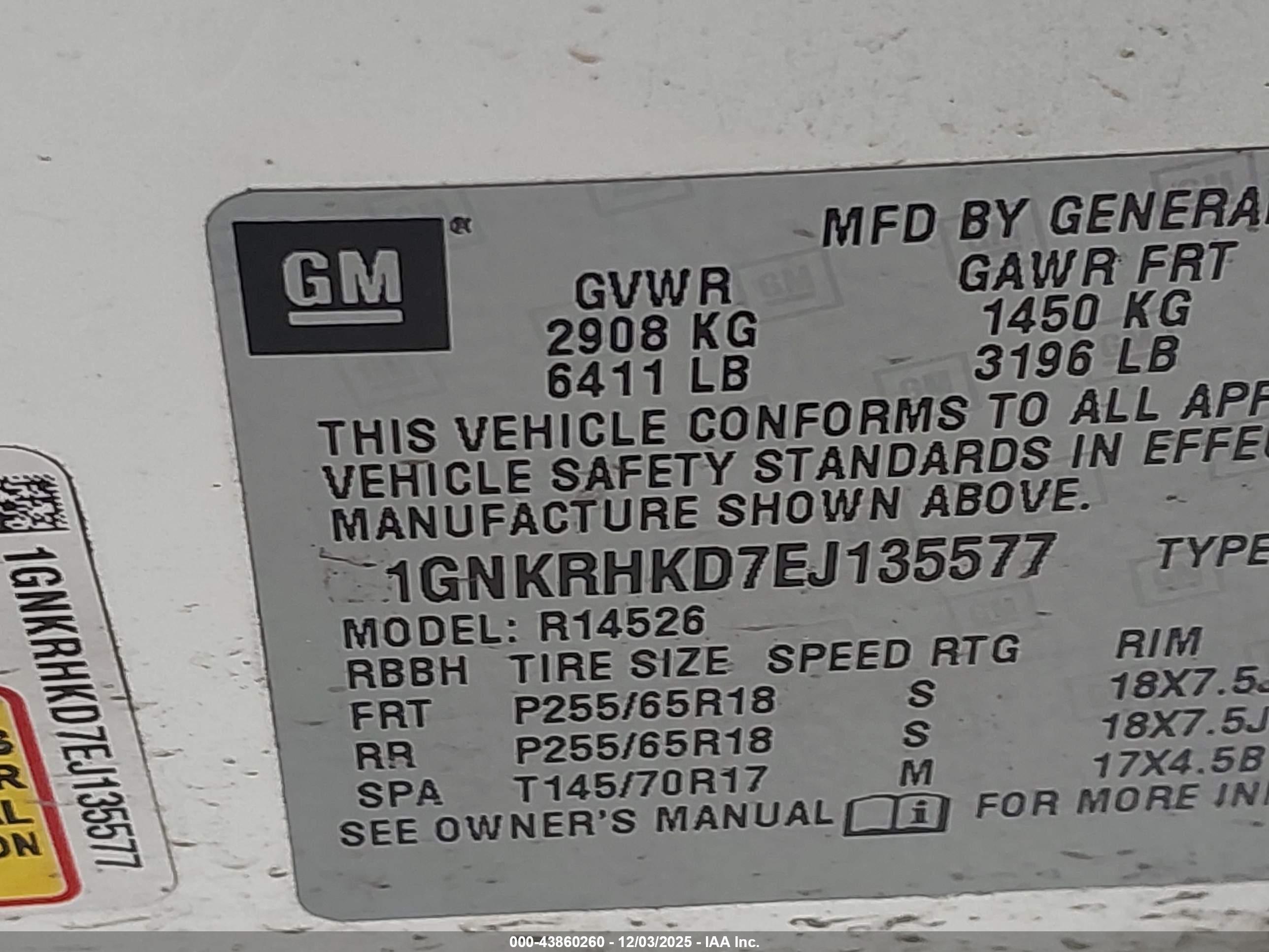 CHEVROLET TRAVERSE image 9