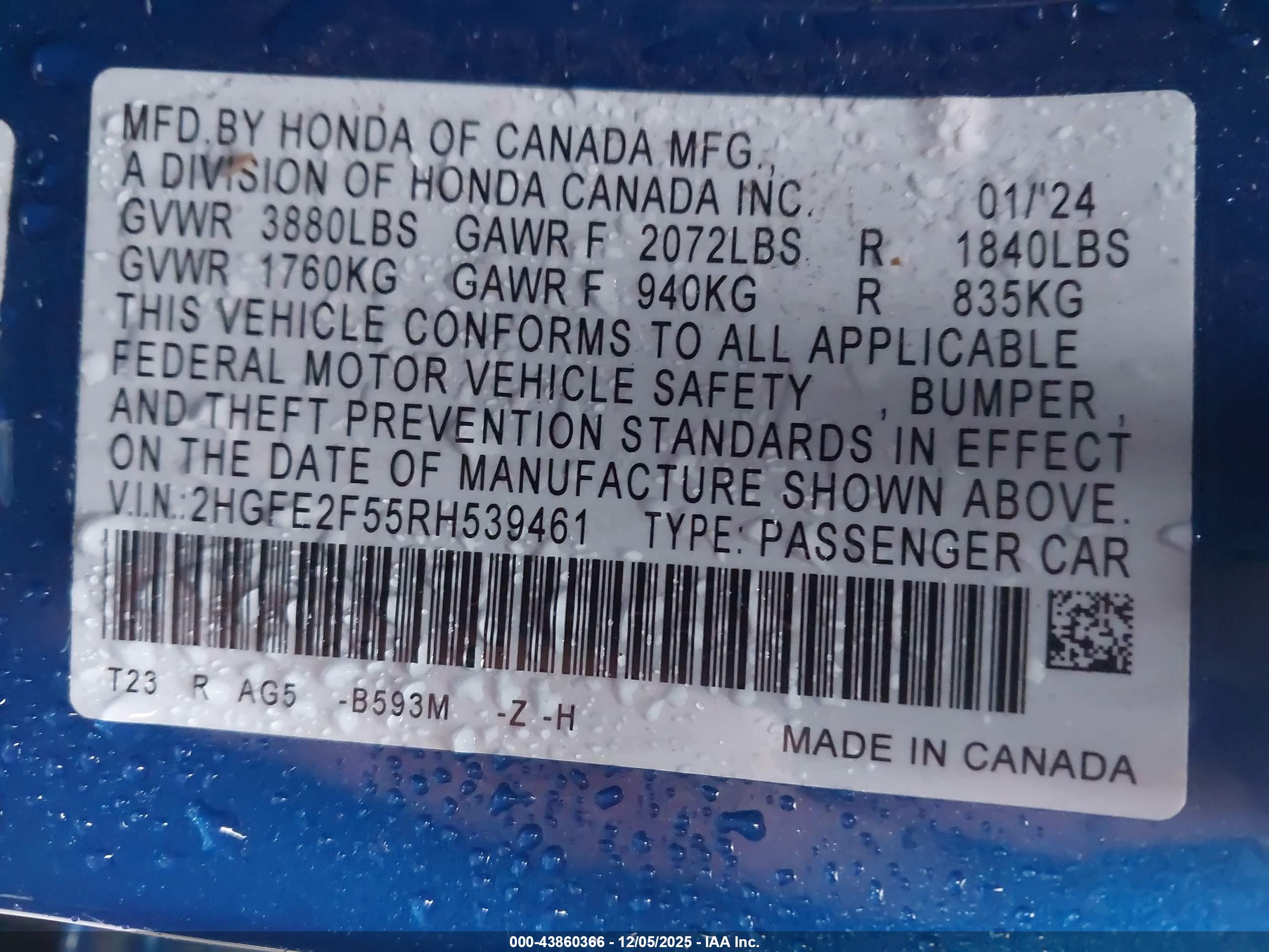 HONDA CIVIC image 9