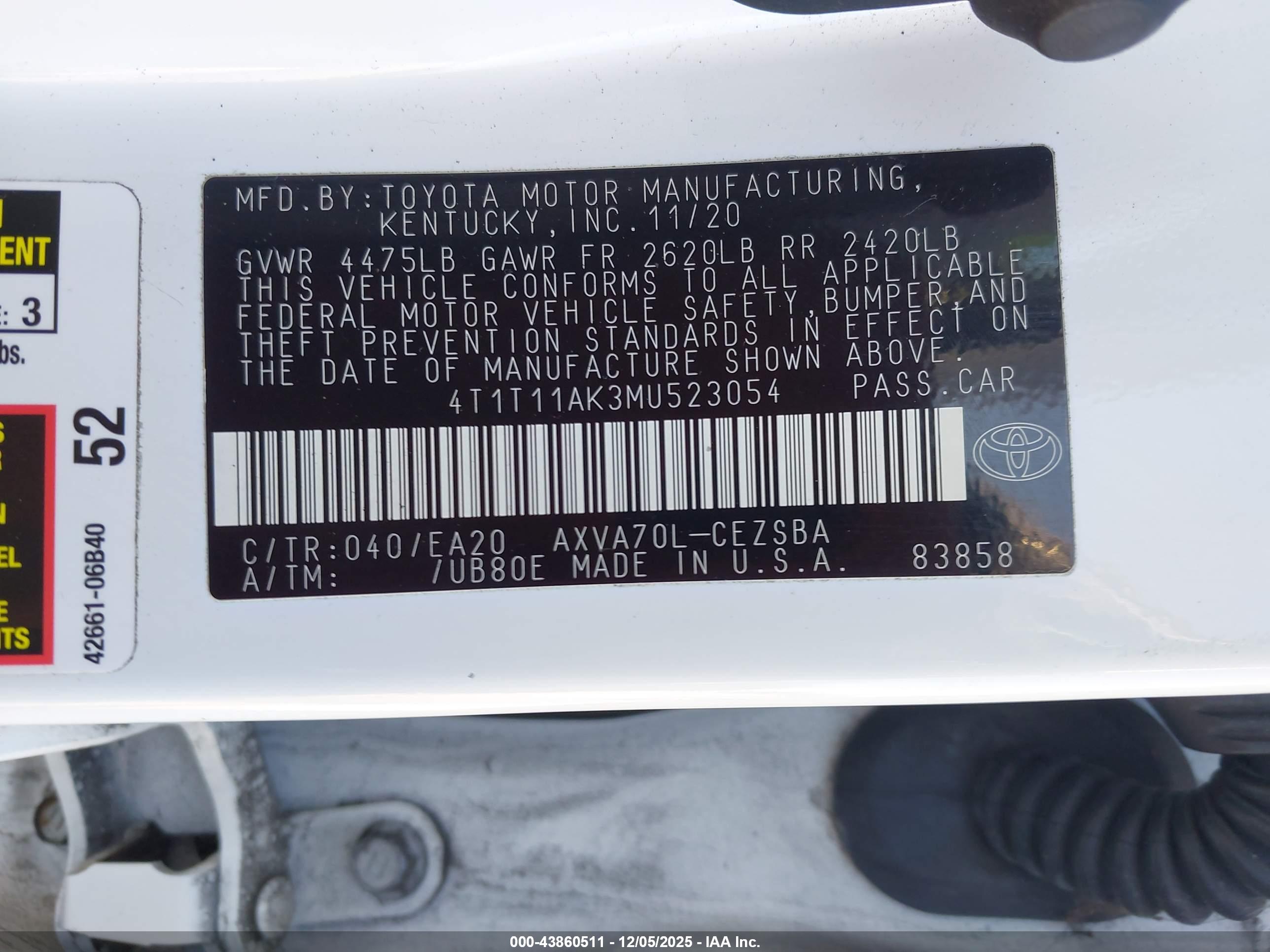 TOYOTA CAMRY image 9