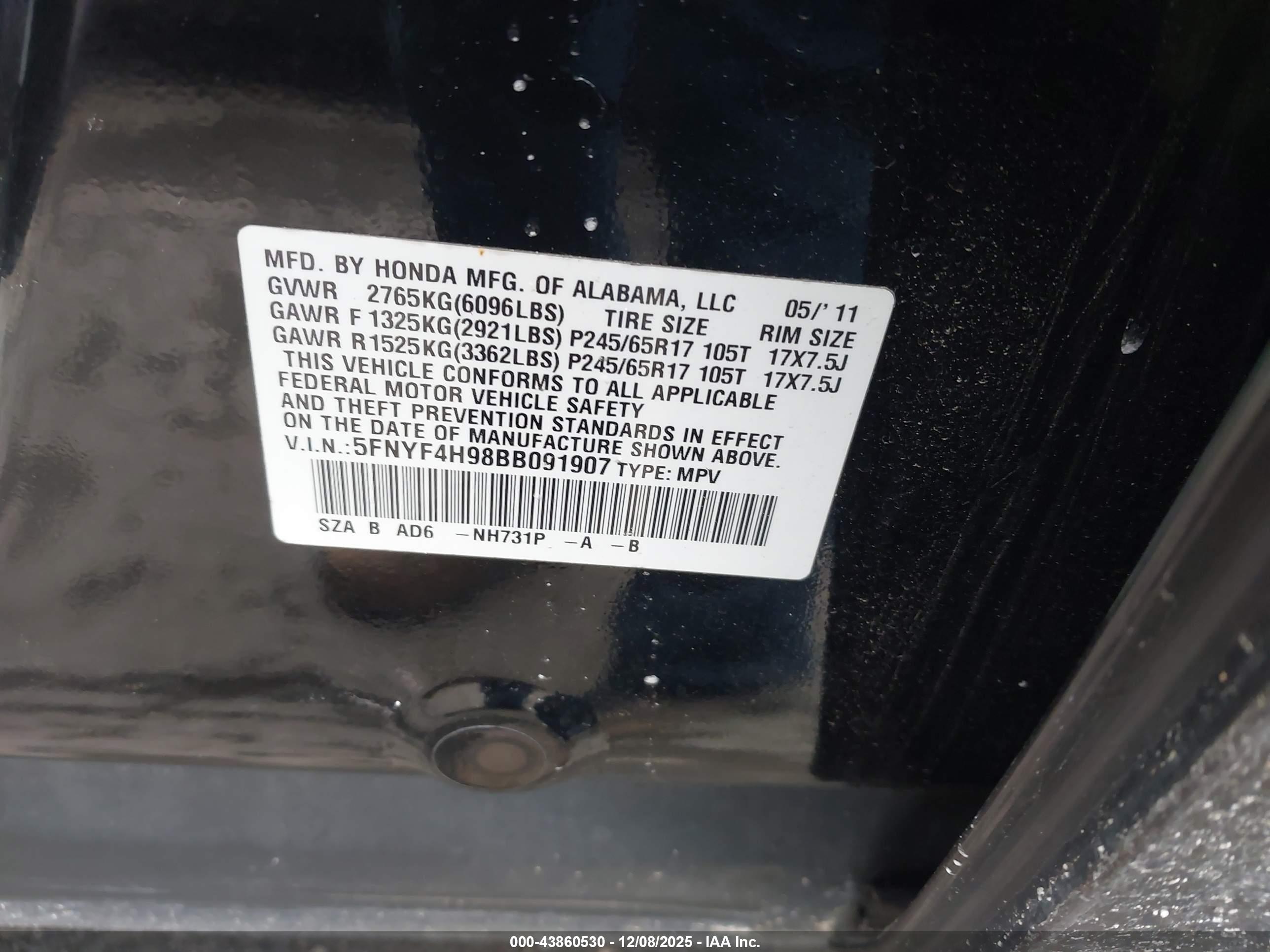 HONDA PILOT image 9