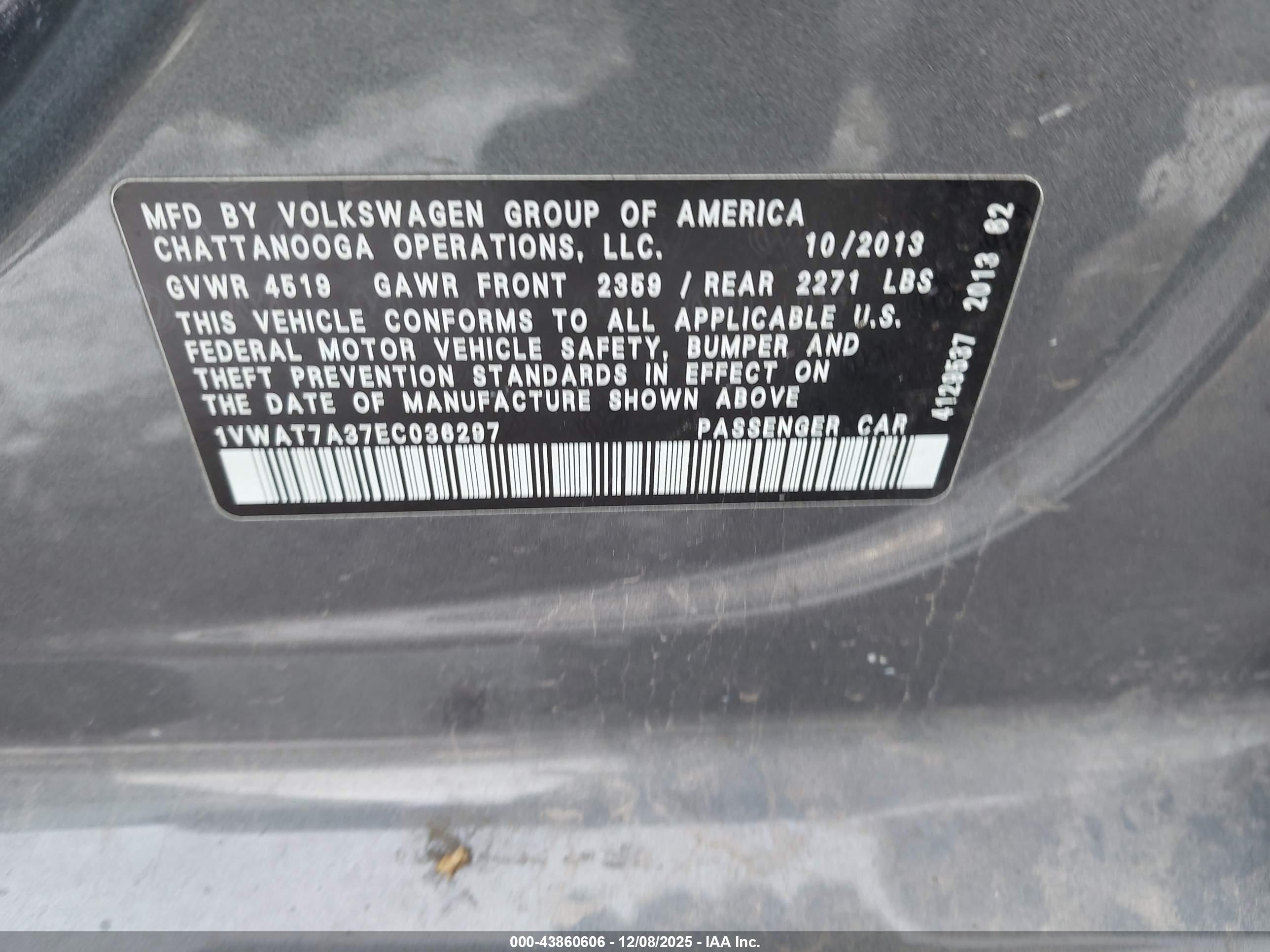 VOLKSWAGEN PASSAT image 9