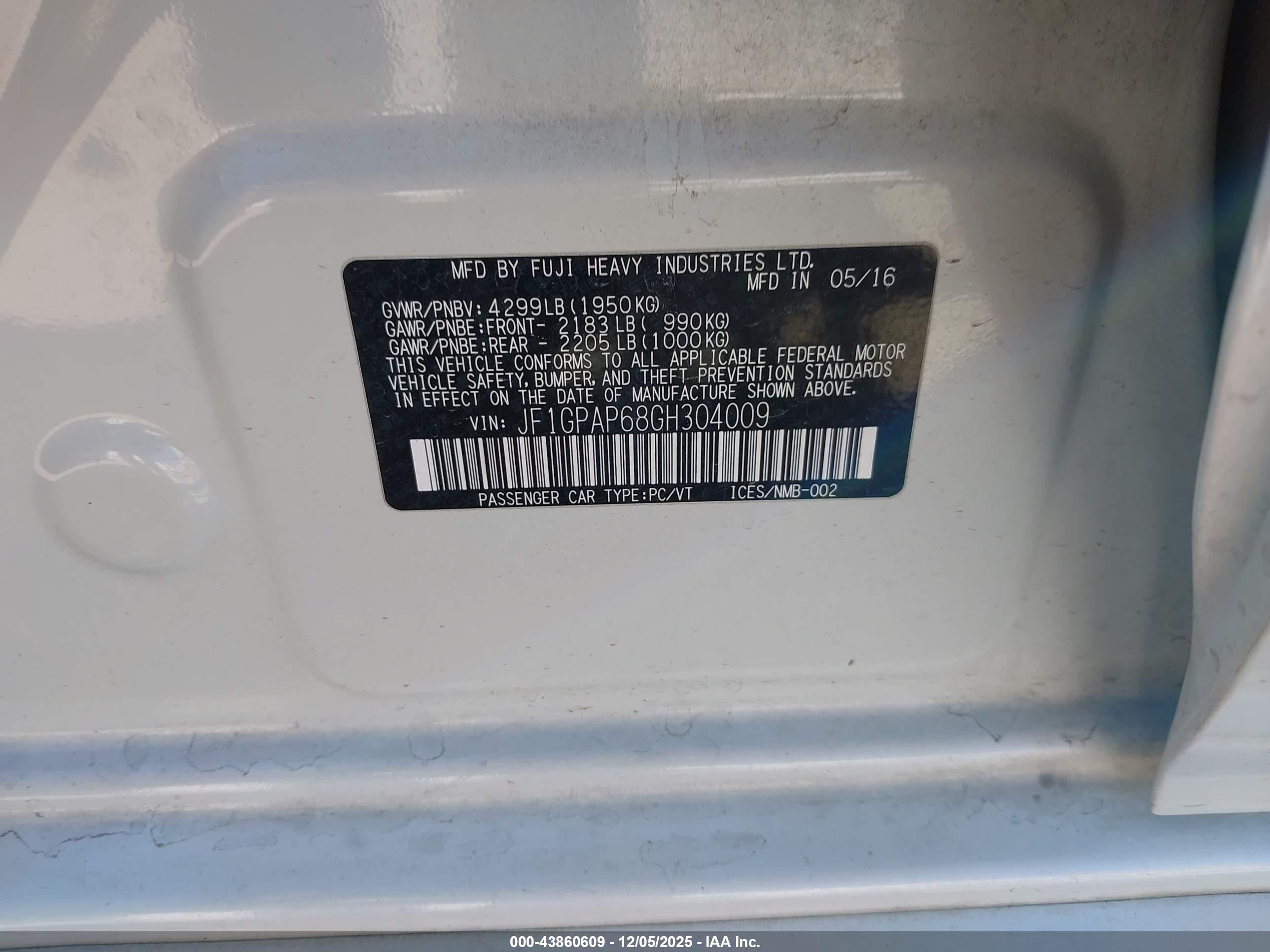 SUBARU IMPREZA image 9
