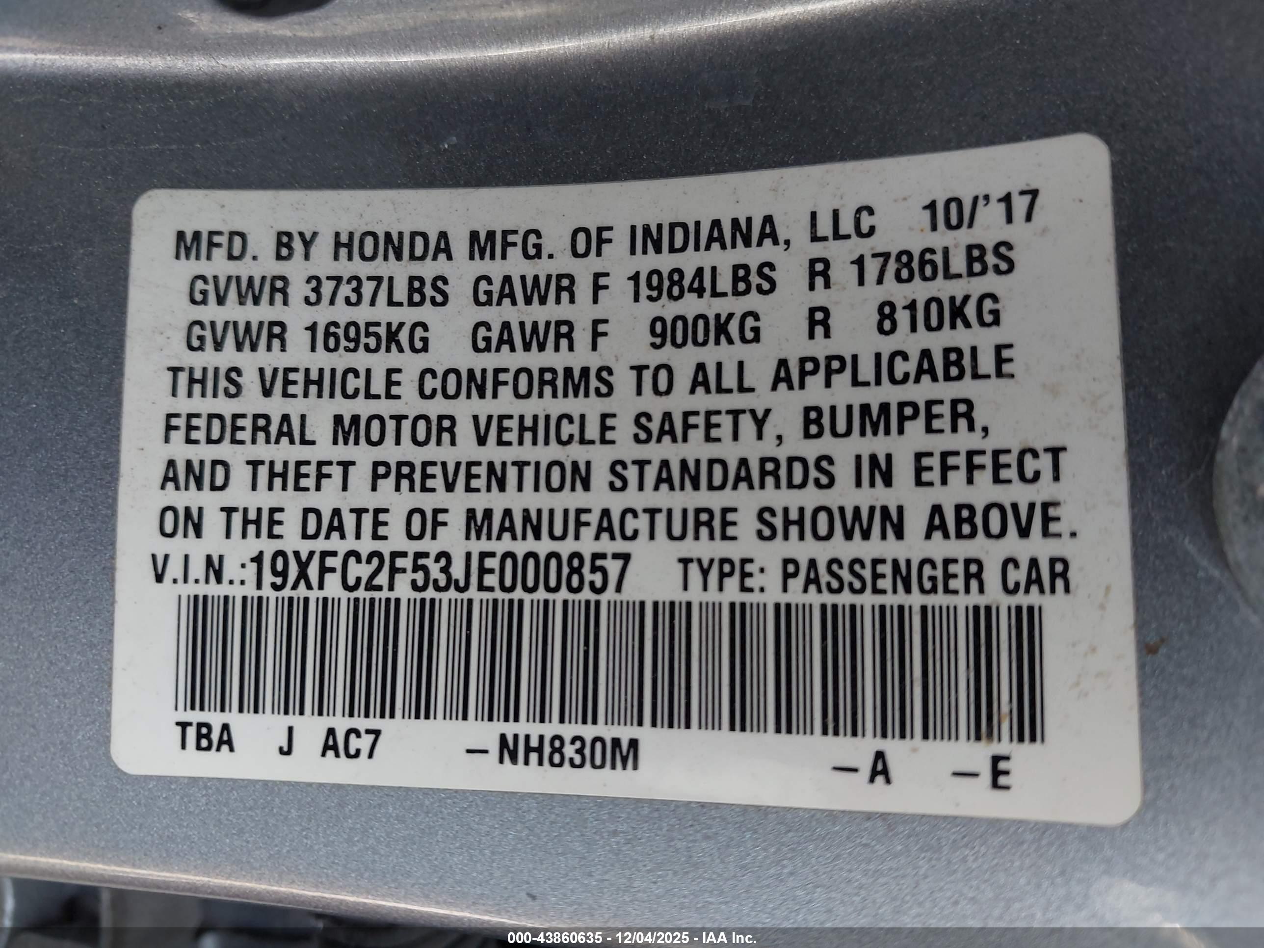 HONDA CIVIC image 9